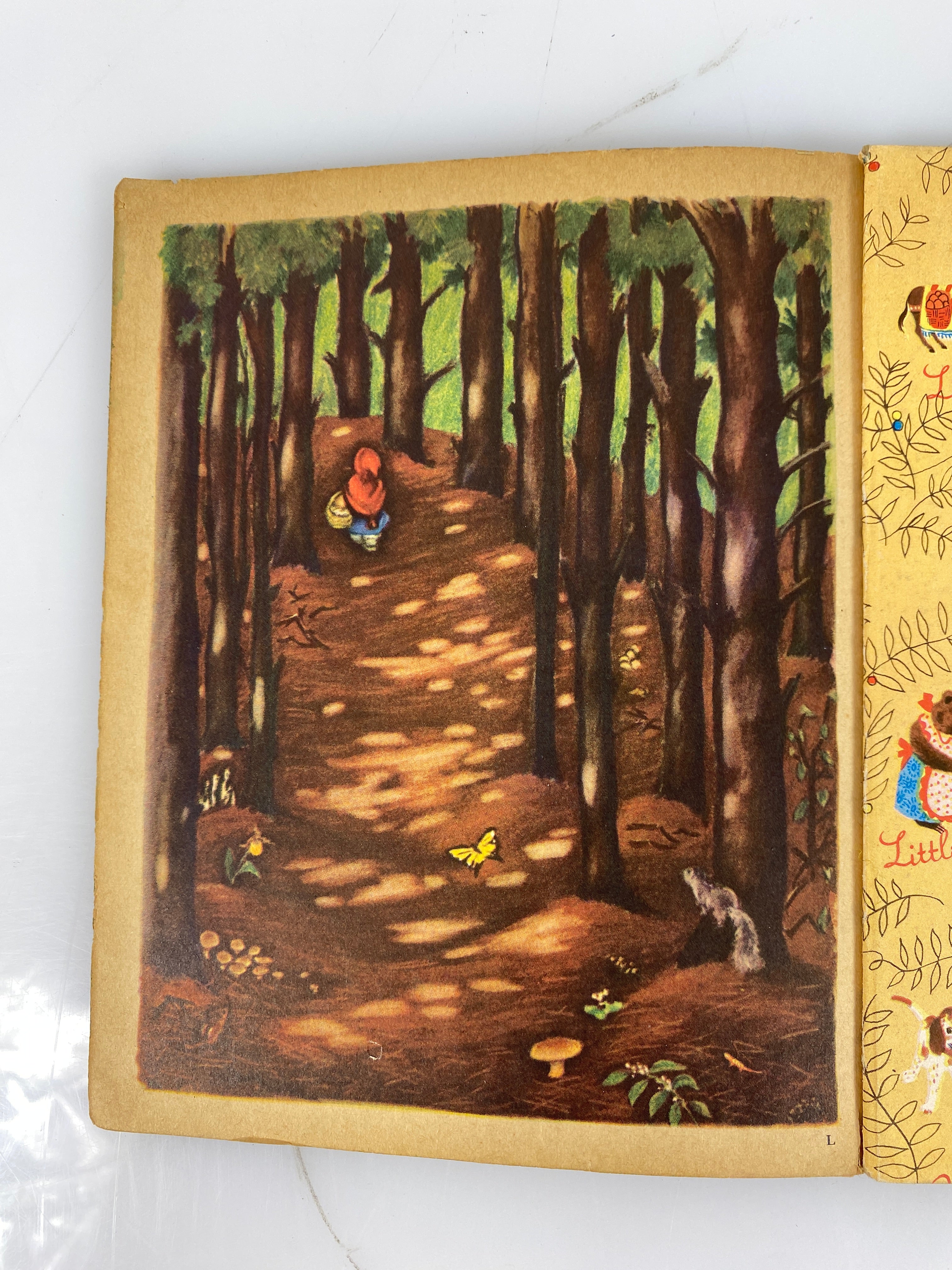 Little Red Riding Hood Golden First Edition "L" 1948