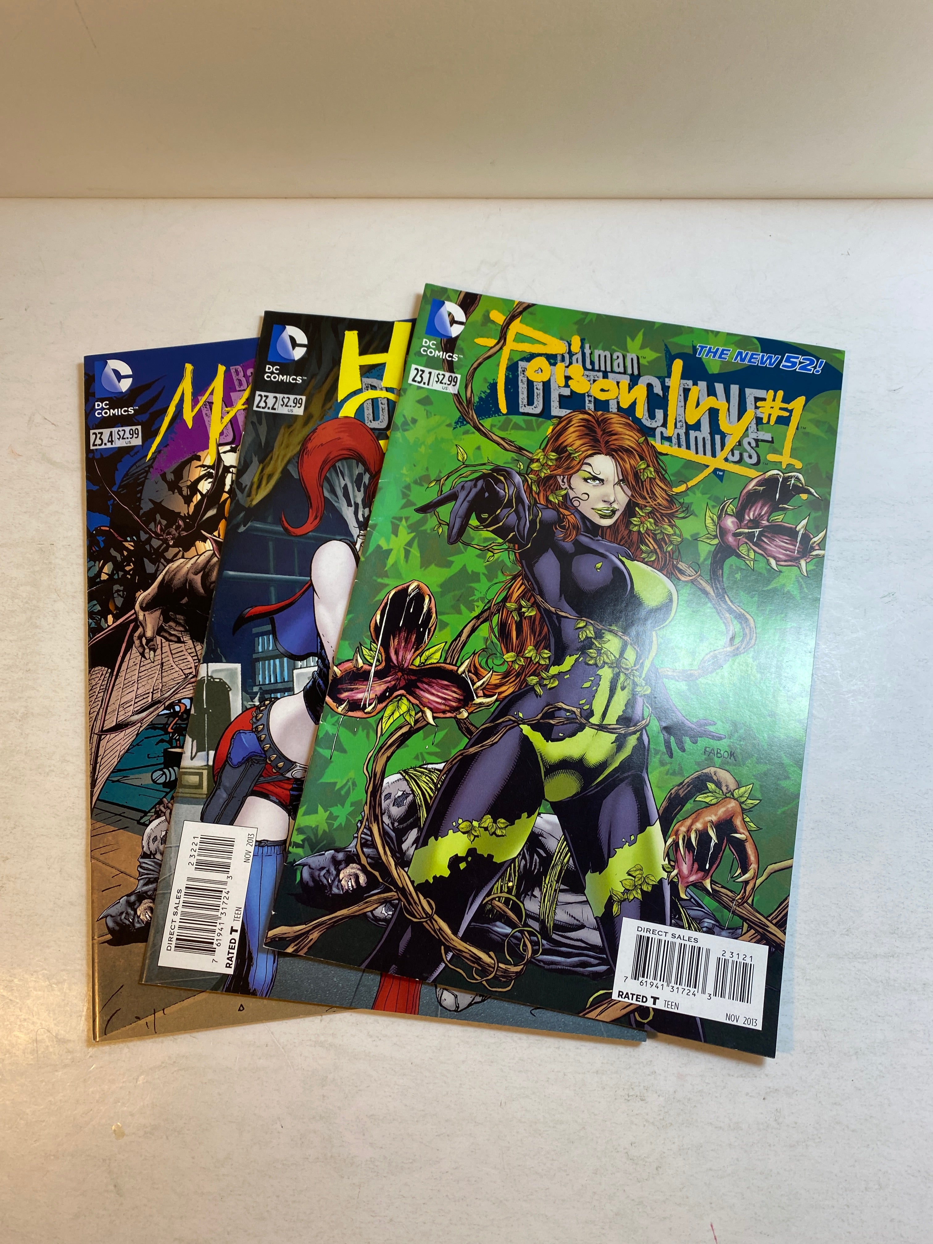 Lot of 3 Batman Detective Comics 23.1, 23.2, 23.4 2013
