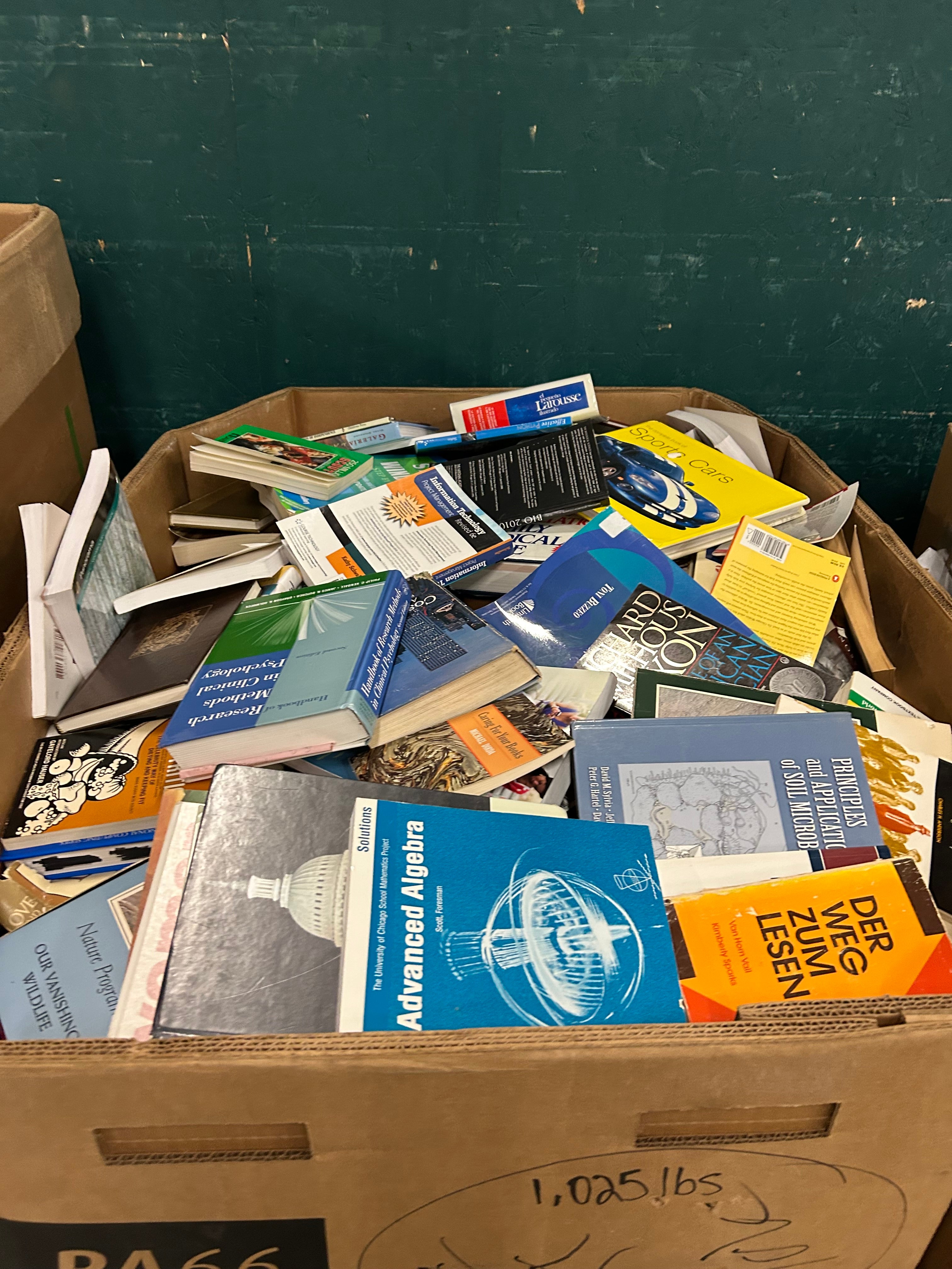 Bulk Book Lot Non-Fiction 1,025 lbs.