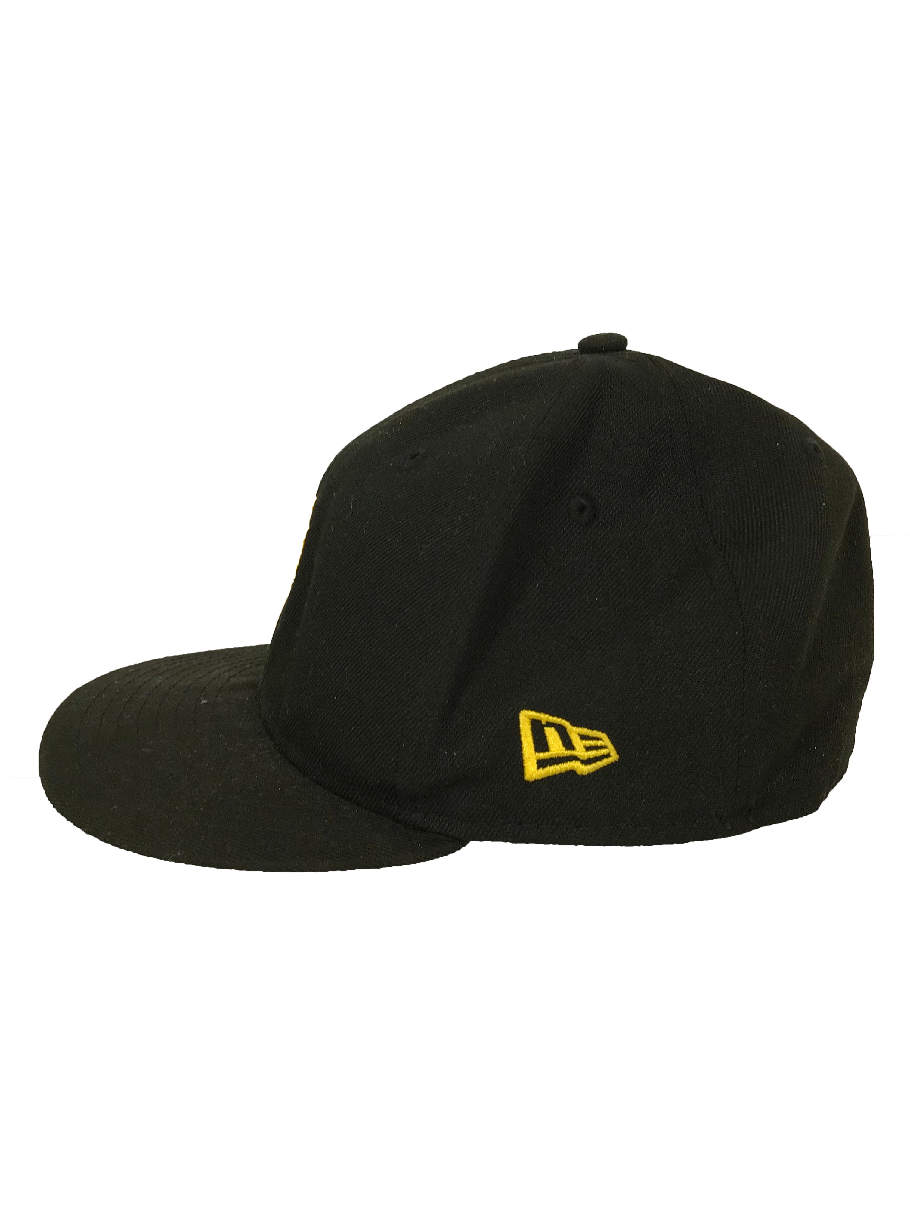 New Era Pittsburgh Pirates Black Fitted Baseball Hat Unisex Size 7