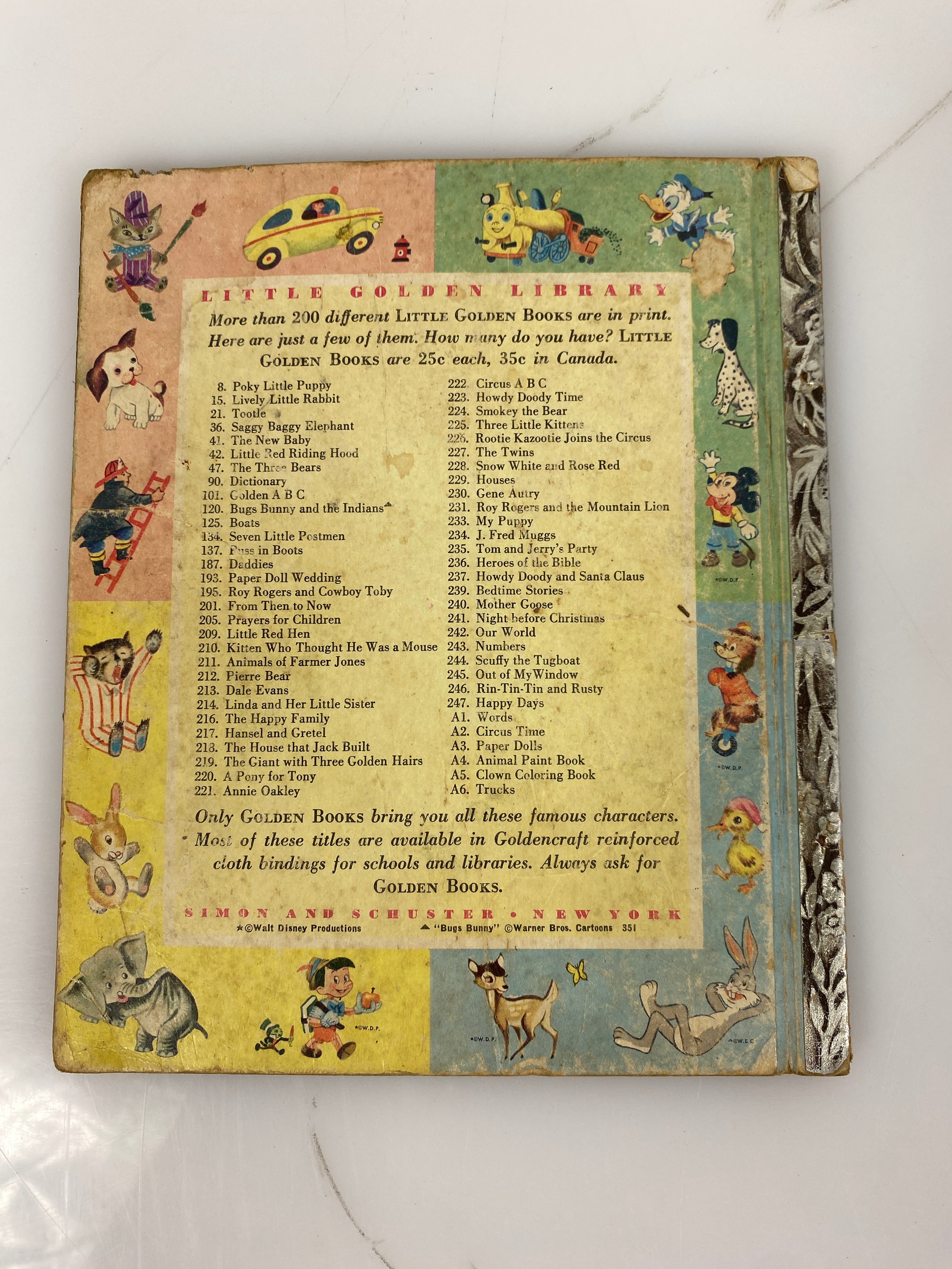 Little Red Riding Hood Golden First Edition "L" 1948