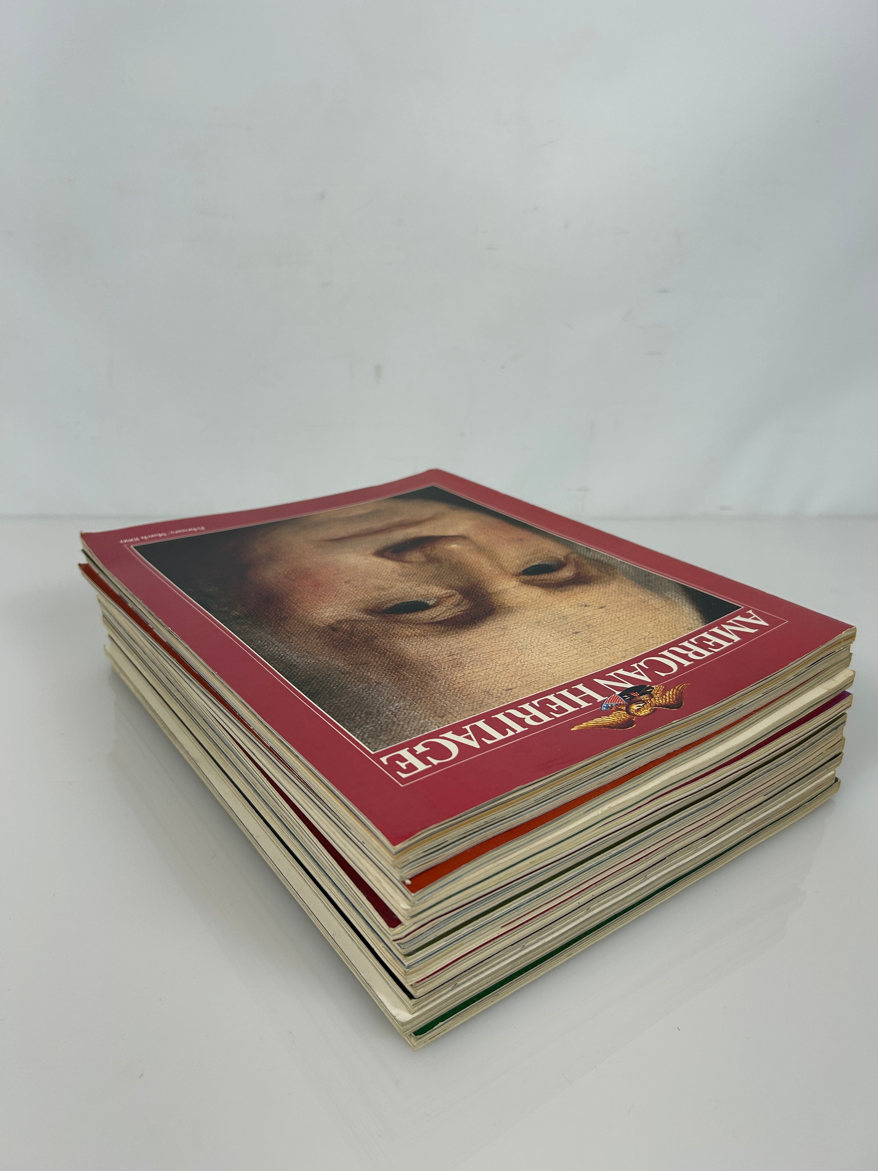 Lot of 12 American Heritage Magazines 1980-1981