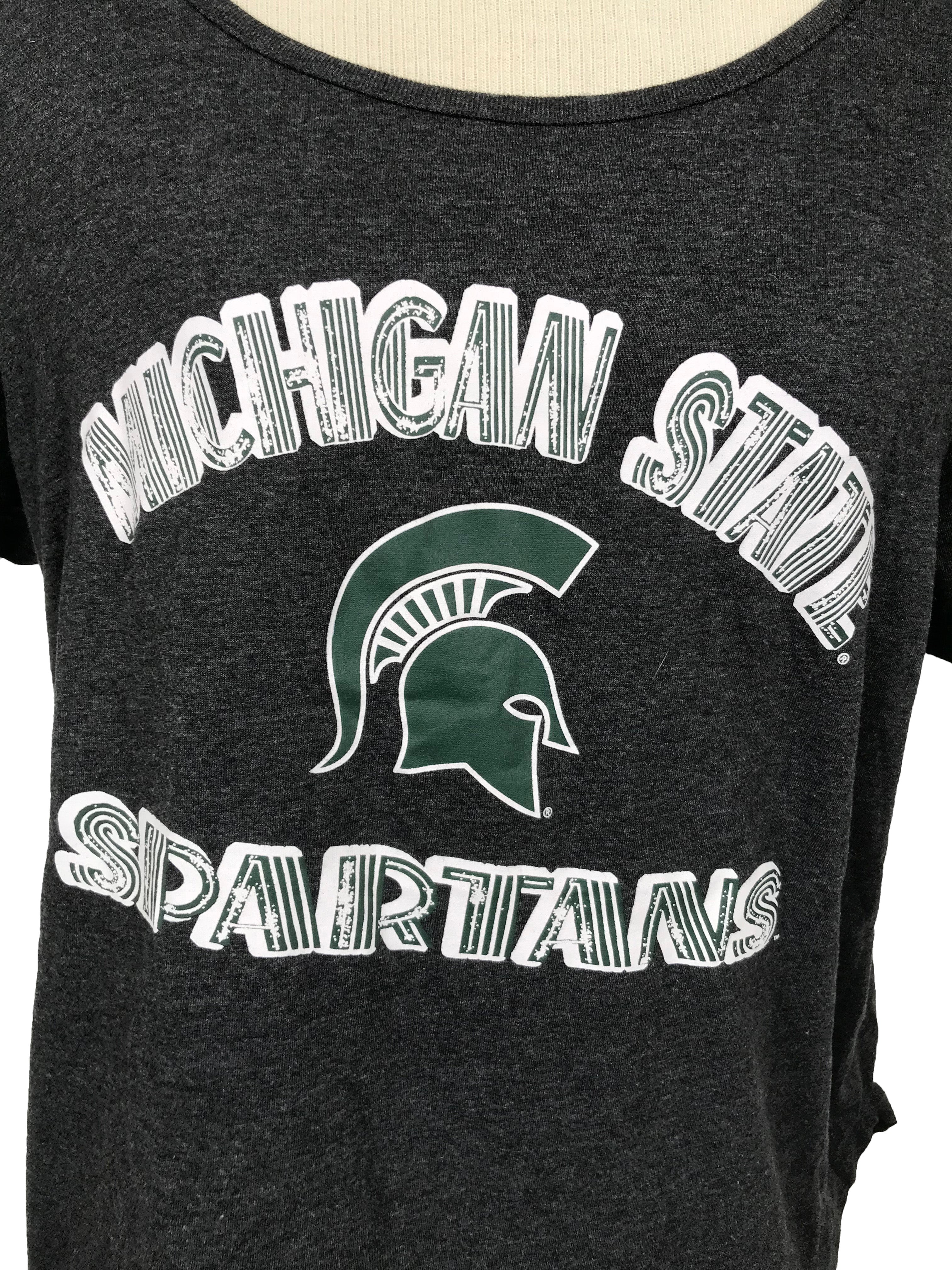 Michigan State University Gray T-Shirt Women's Size XL