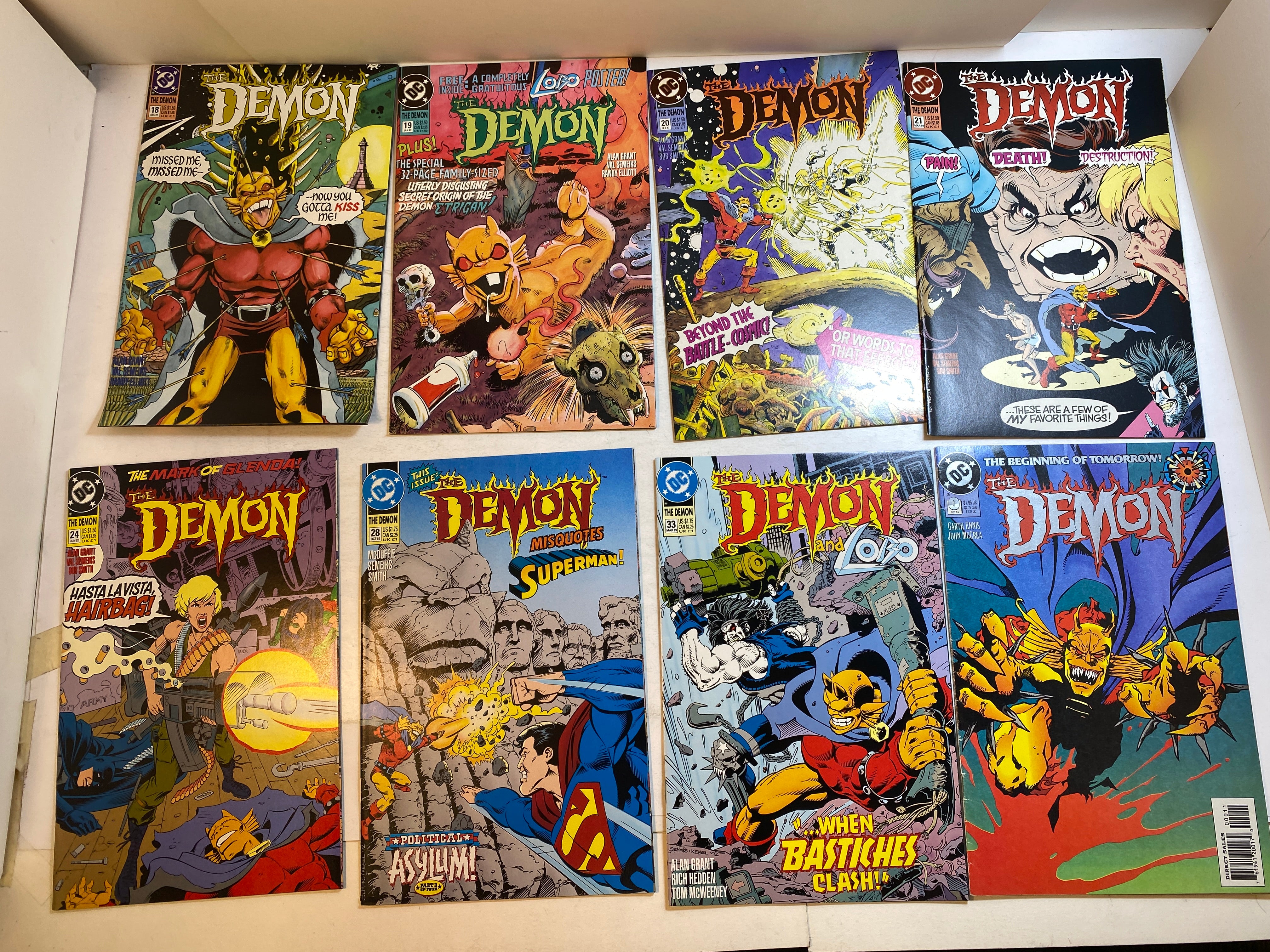 Lot of 14 The Demon DC Comics 1990-1994