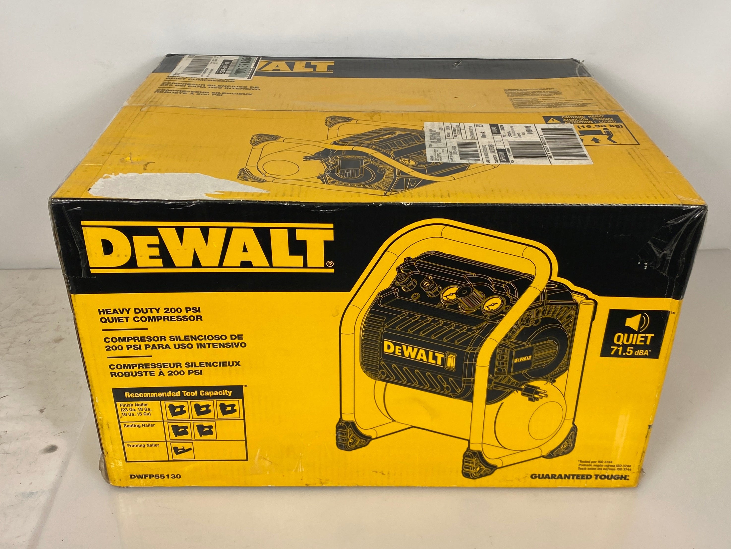 Dewalt Heavy Duty 200 PSI Quiet Compressor