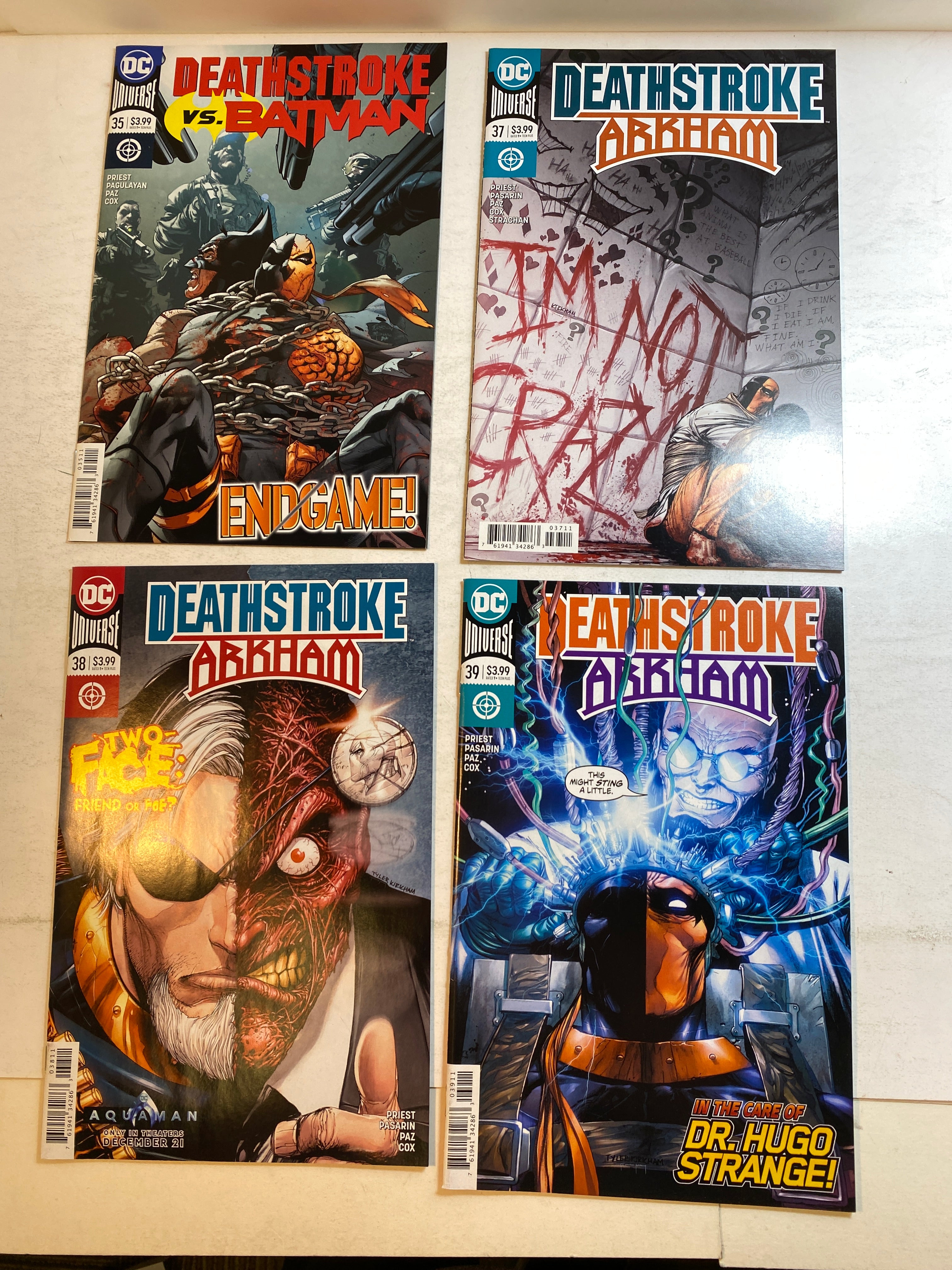 Lot of 9 Deathstroke DC Comics 2016-2019