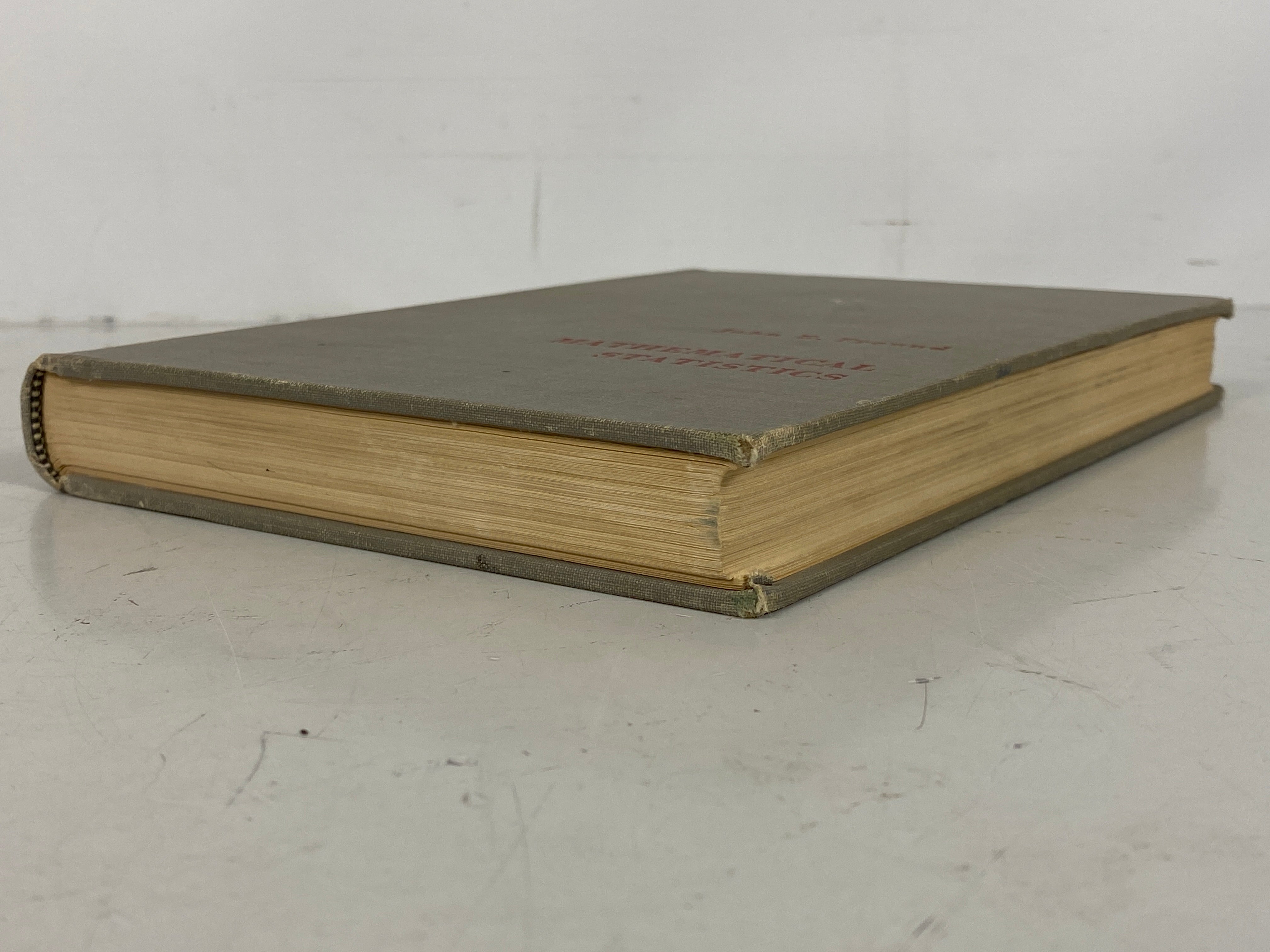 Mathematical Statistics by John Freund 1962 Vintage HC Textbook