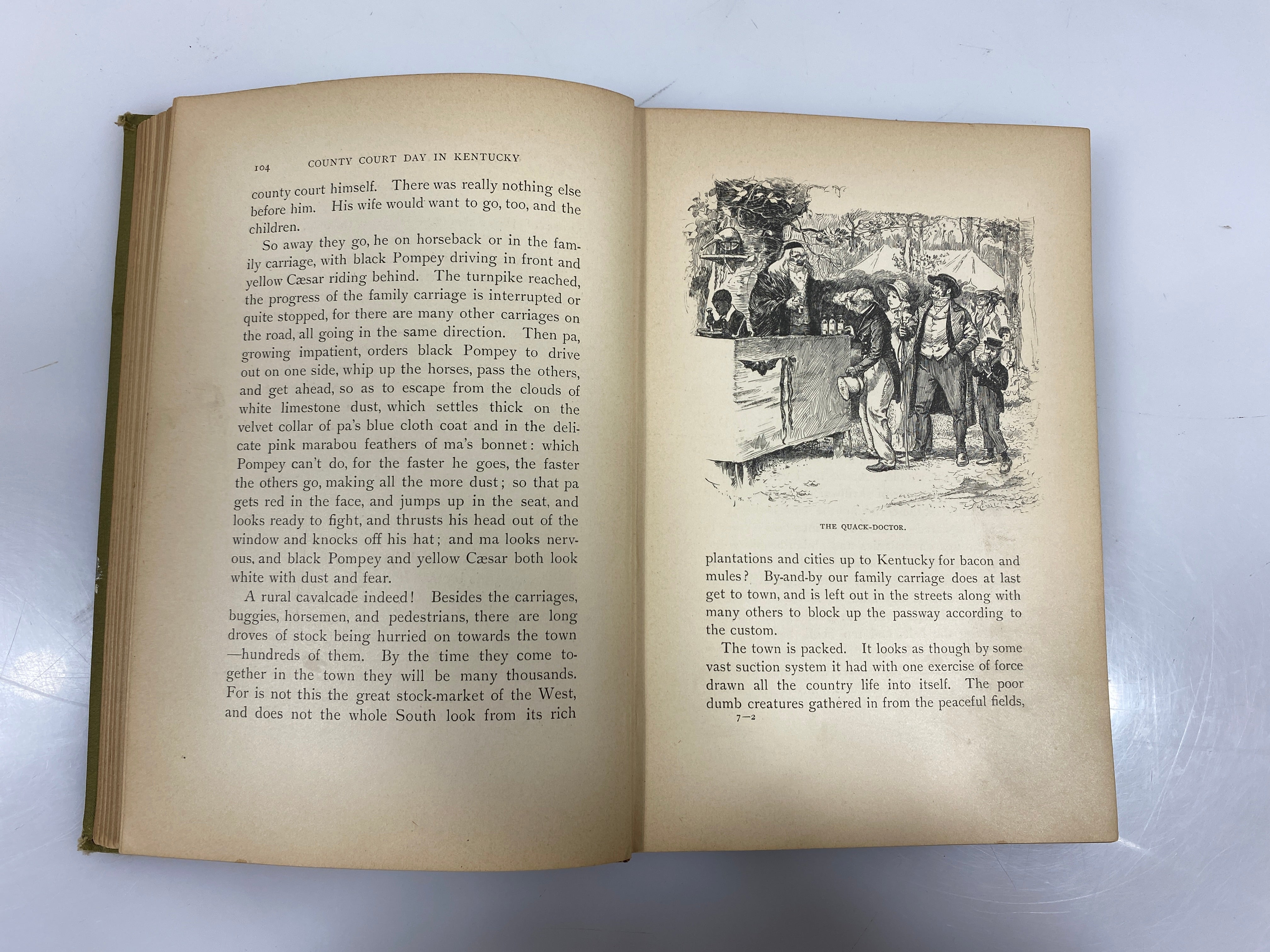 The Blue-Grass Region of Kentucky by Allen Ex-Library 1892 HC