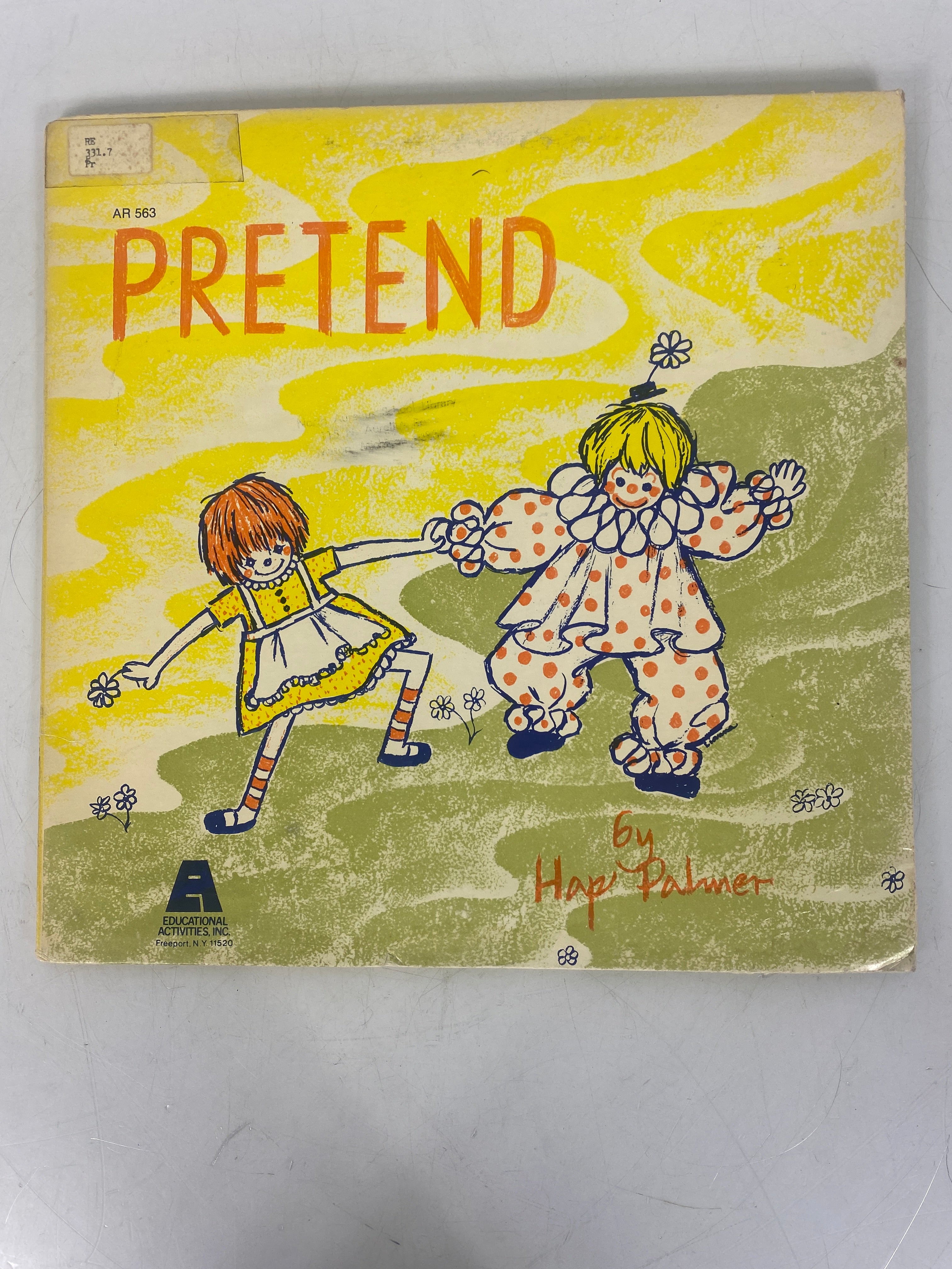 Pretend by Hap Palmer Educational Children's Vinyl Record