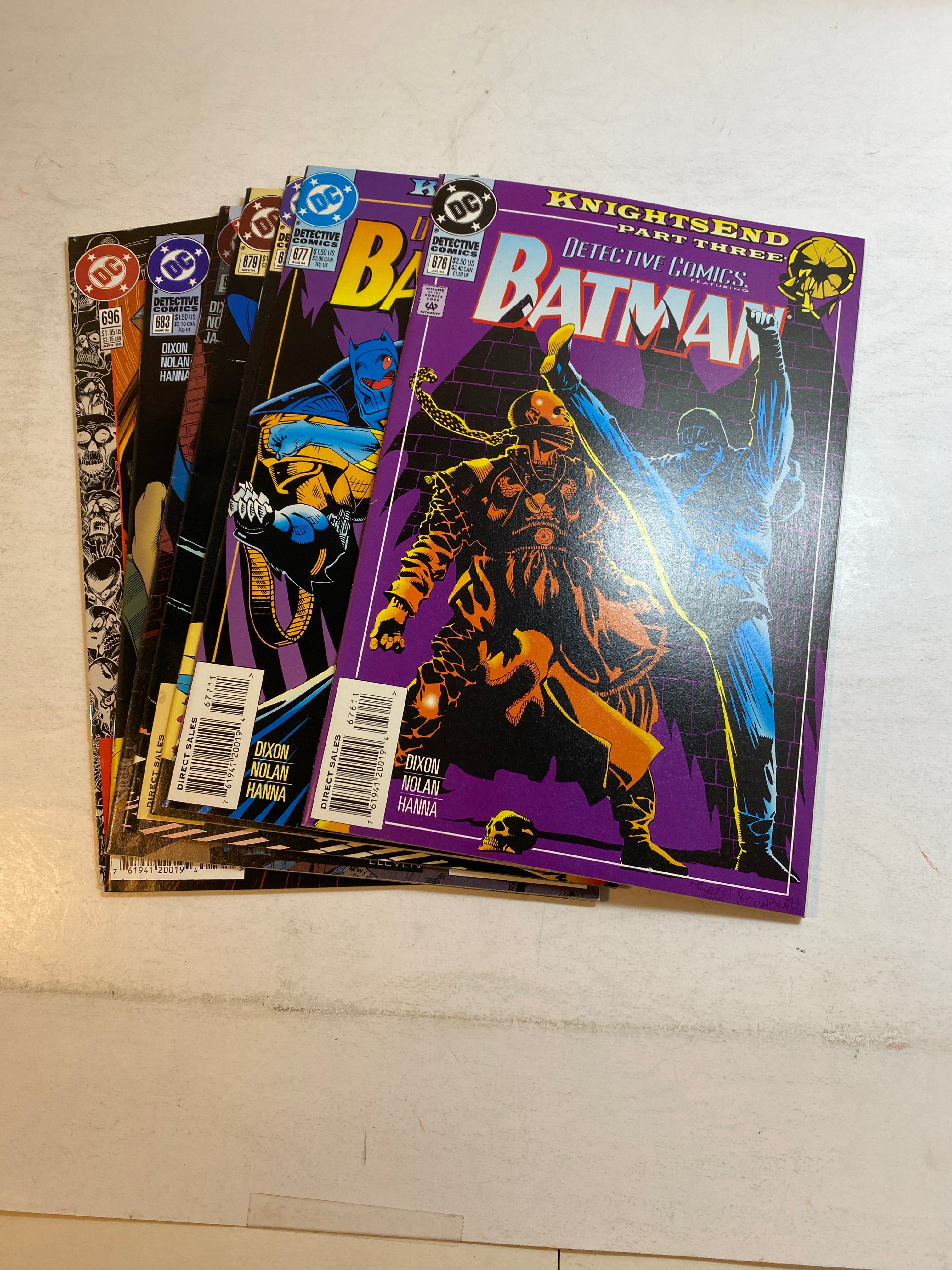 Lot of 7 Batman Detective Comics DC 1994-1996