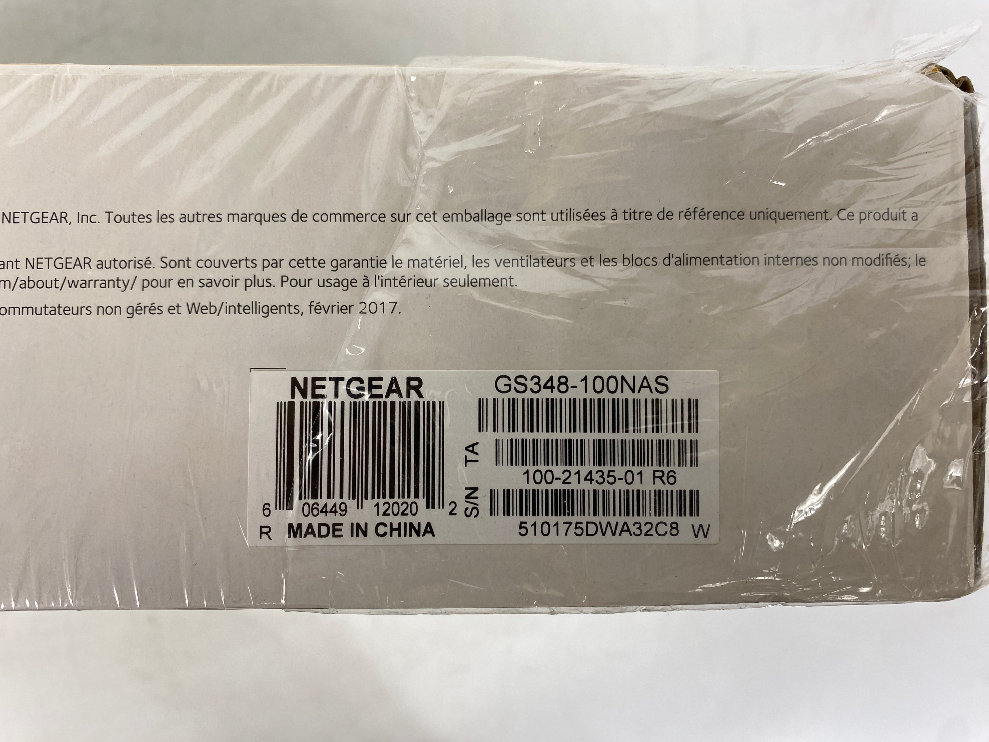 Netgear GS348 48-Port Gigabit Ethernet Unmanaged Essentials Switch *New*