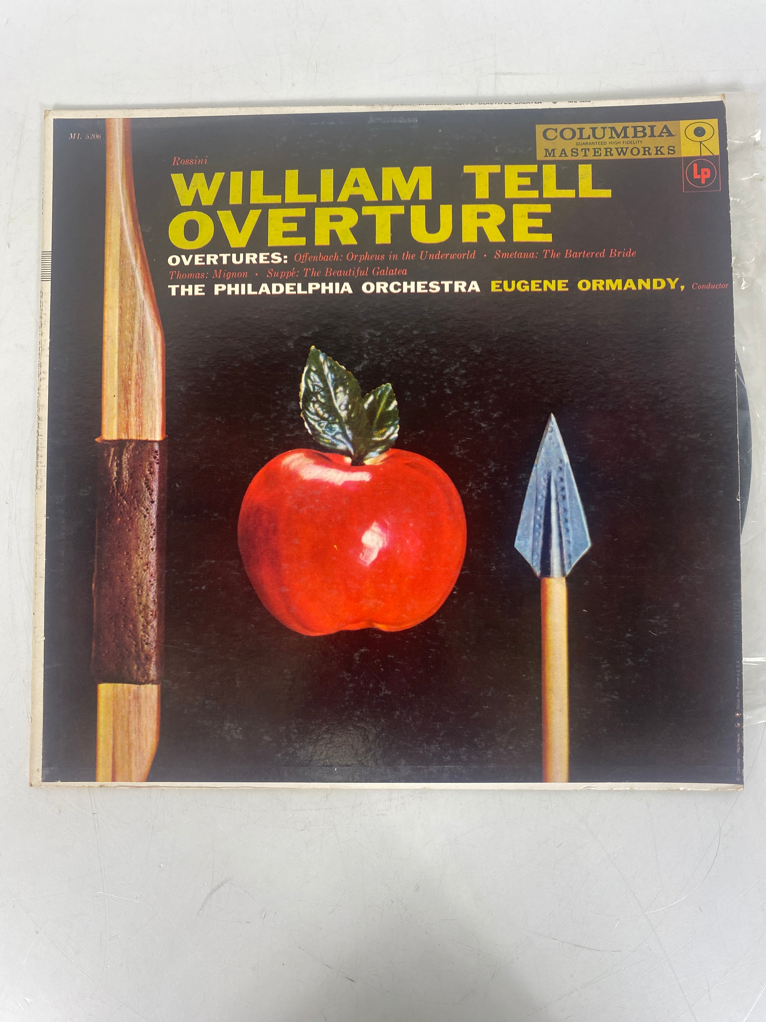 Rossini William Tell Overture Philadelphia Orchestra Vinyl Record