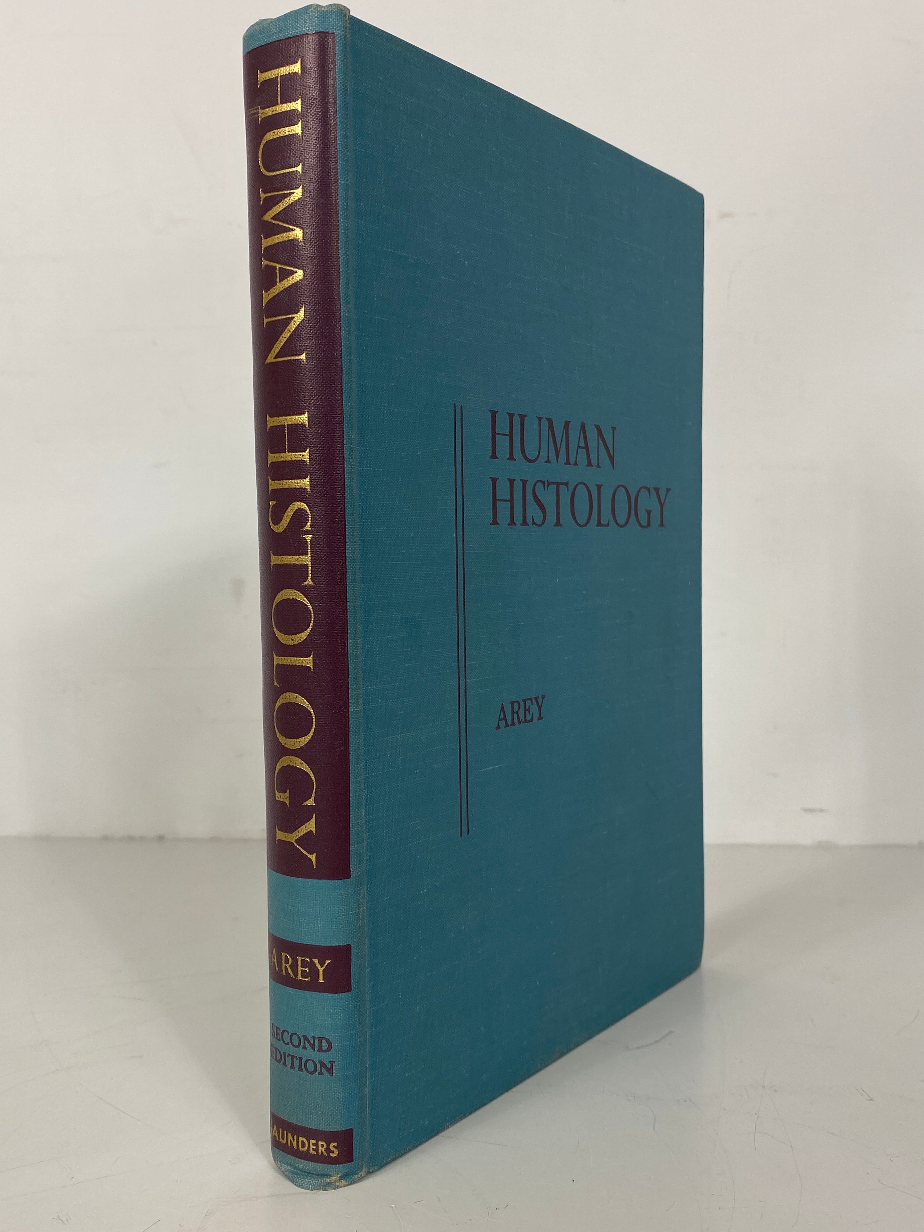 Human Histology Leslie Brainerd Arey 1963 Second Edition Vintage HC