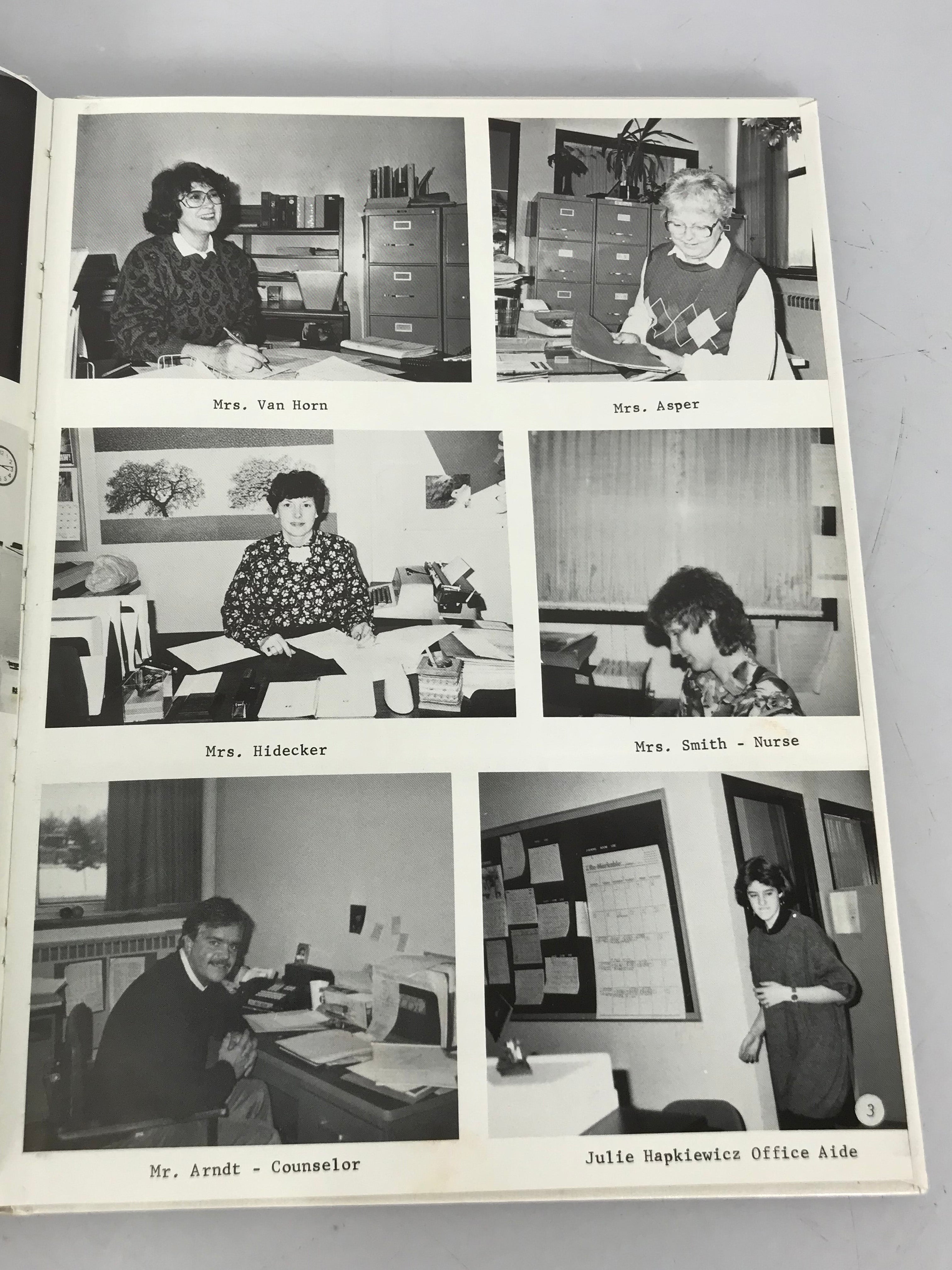 1987 Hannah Middle School Yearbook East Lansing Michigan
