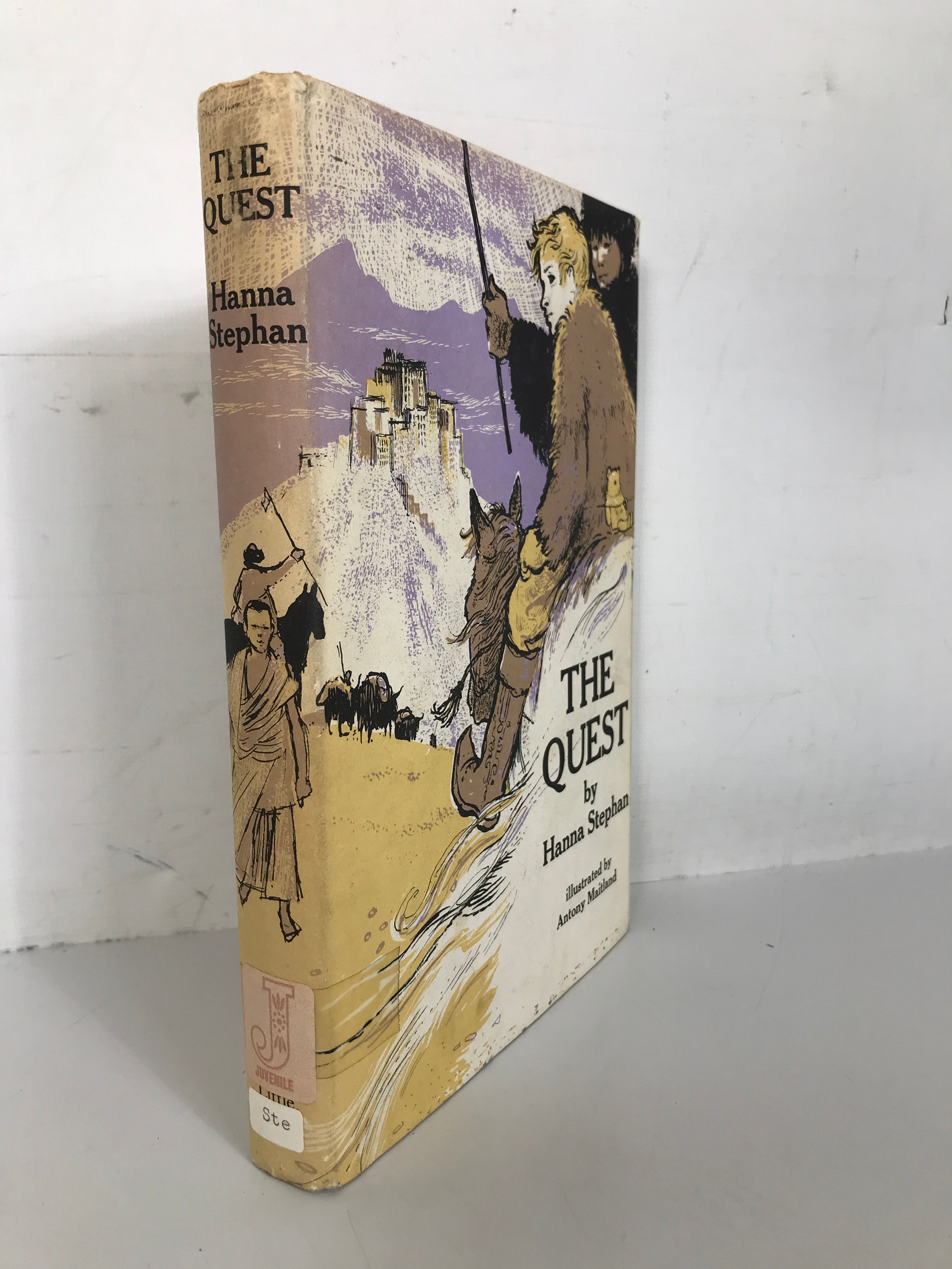 The Quest by Hanna Stephan 1967 Children's Novel: Rare First Edition  HC DJ
