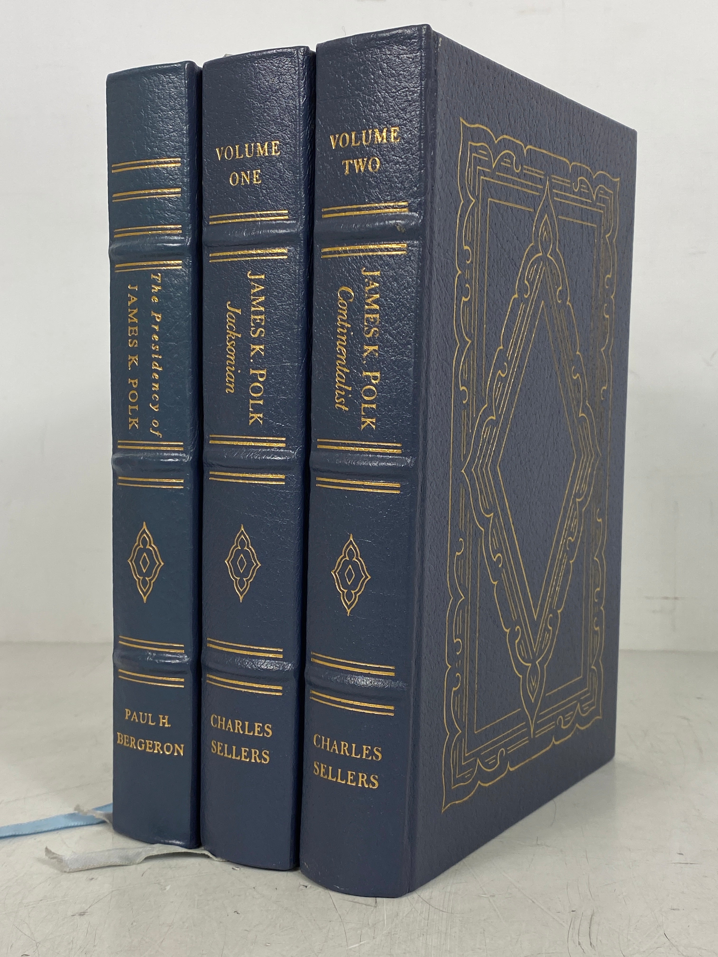 3 Vols: The Presidency of James K. Polk/Jacksonian (1&2) Easton Press Leather