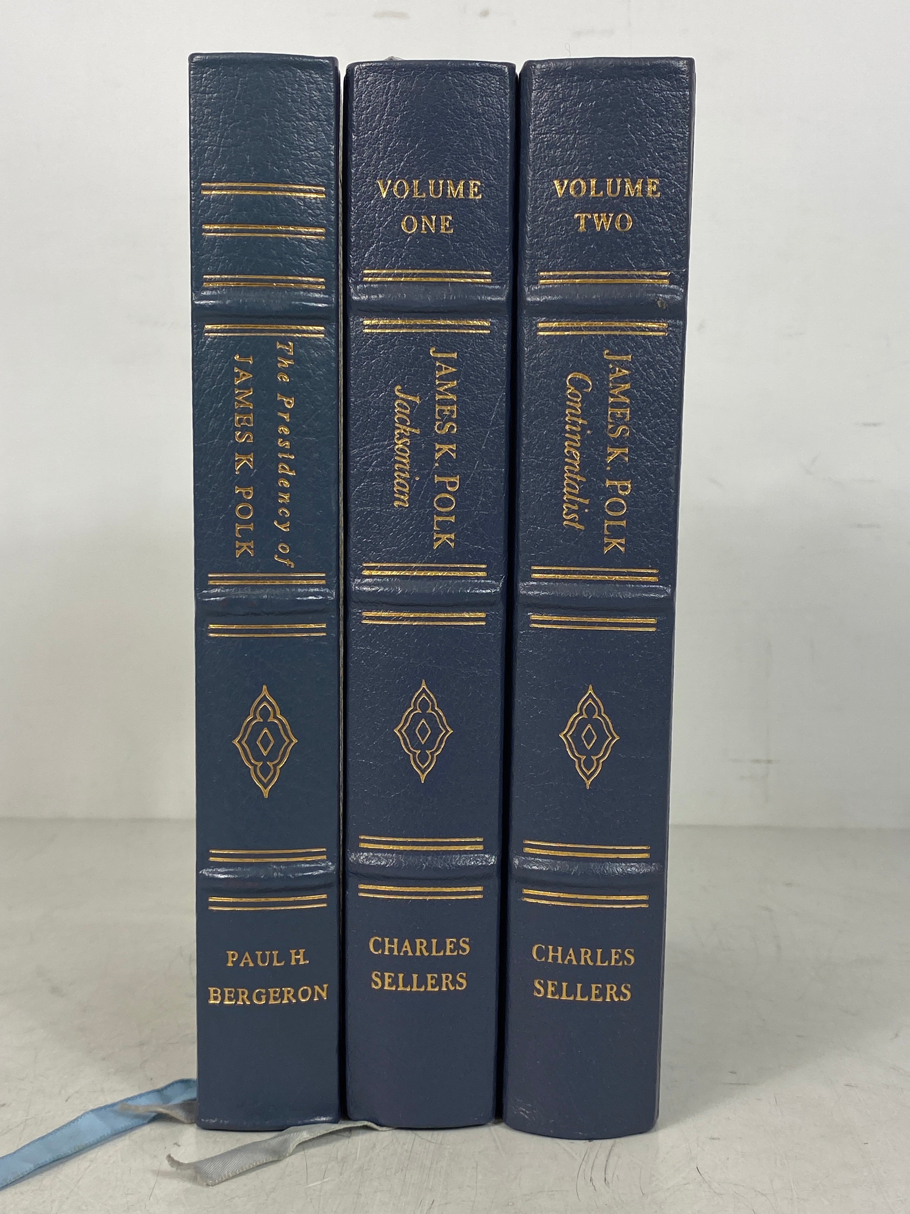 3 Vols: The Presidency of James K. Polk/Jacksonian (1&2) Easton Press Leather