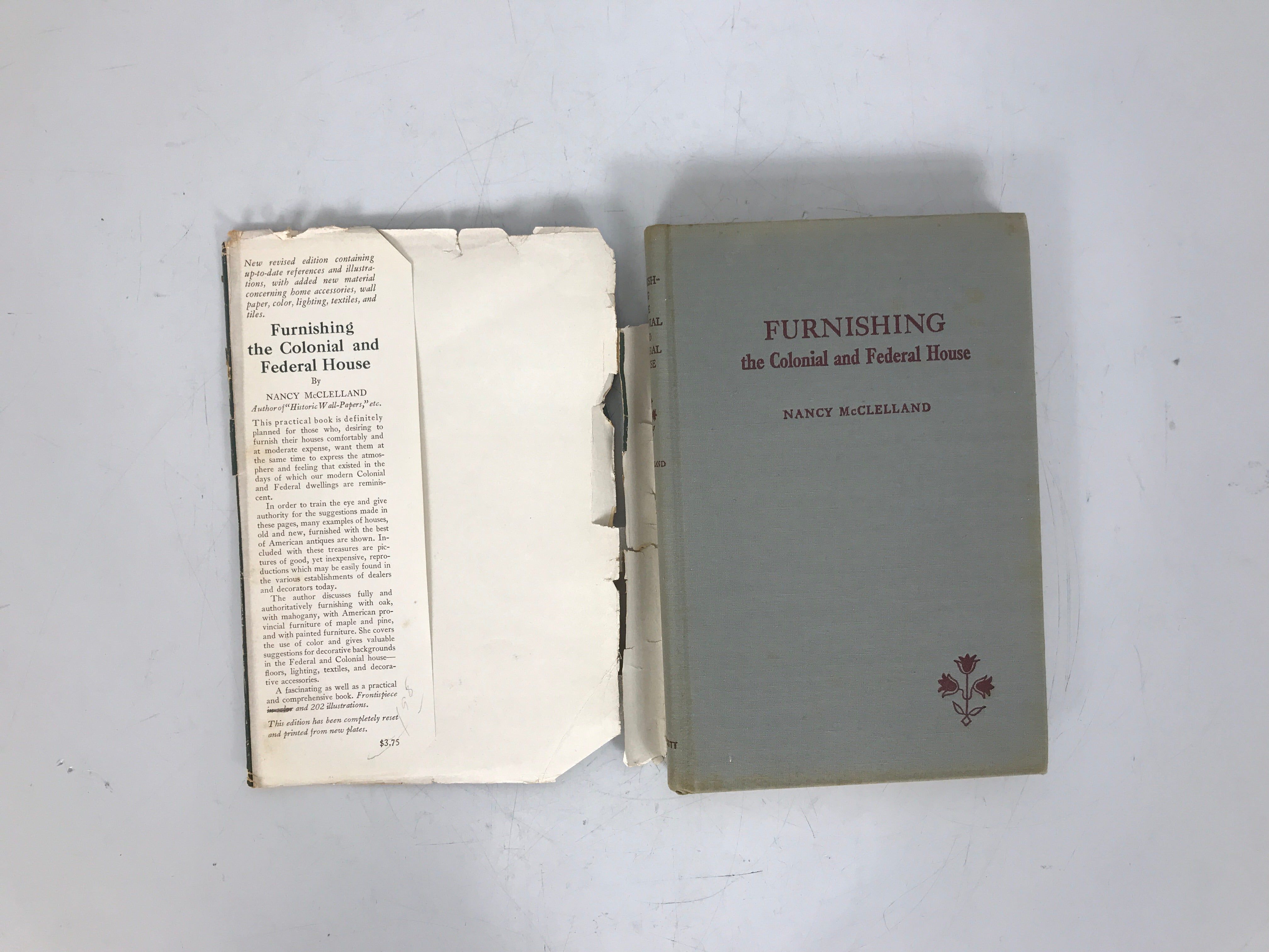 Furnishing the Colonial and Federal House McClelland 1947 Revised Ed HC DJ