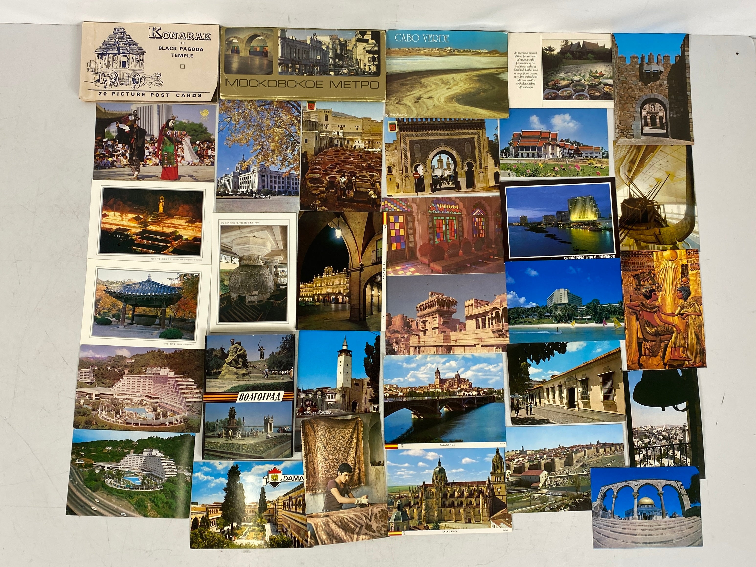 Lot of International Postcards and Travel Ephemera