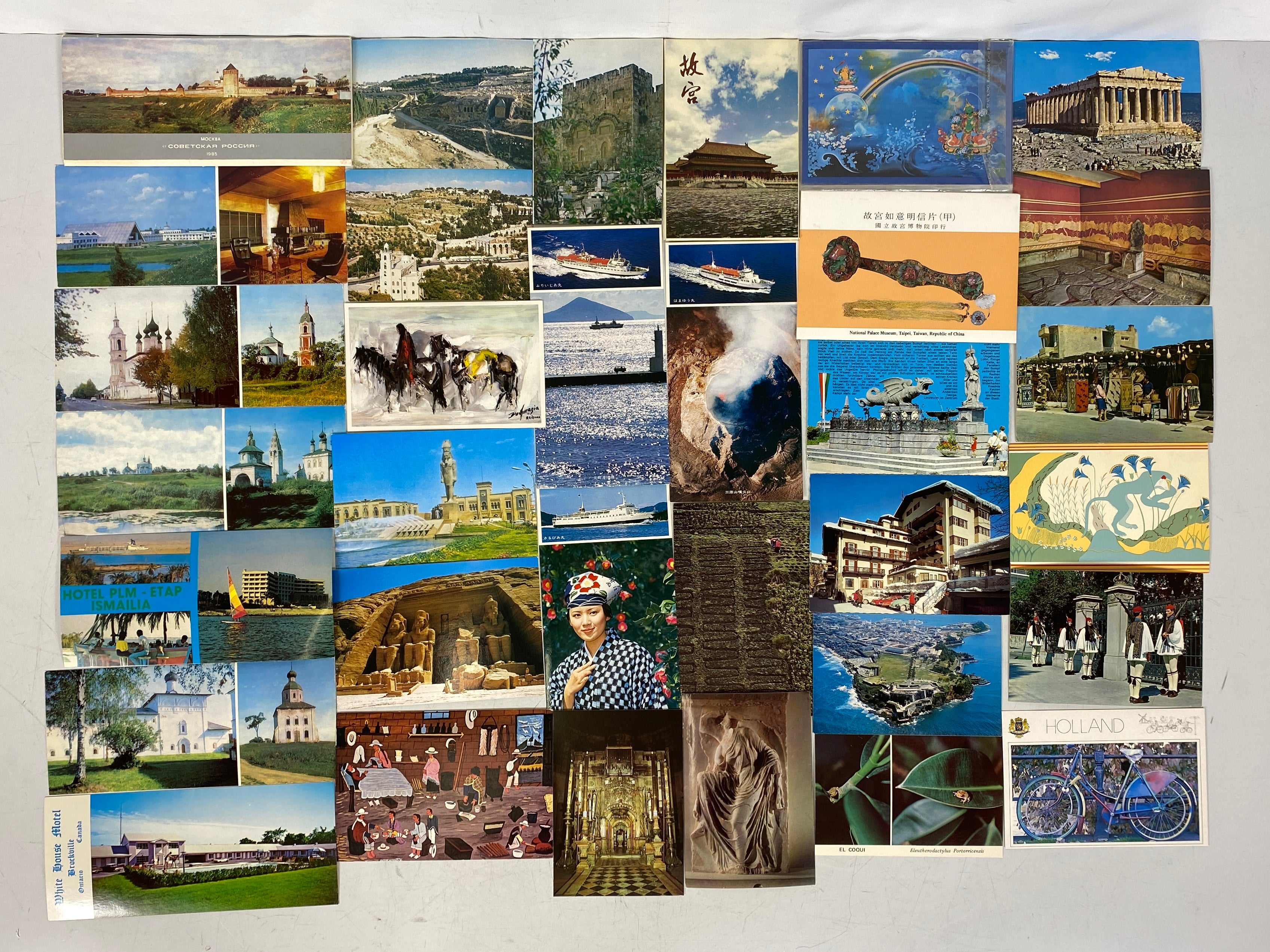 Lot of International Postcards and Travel Ephemera