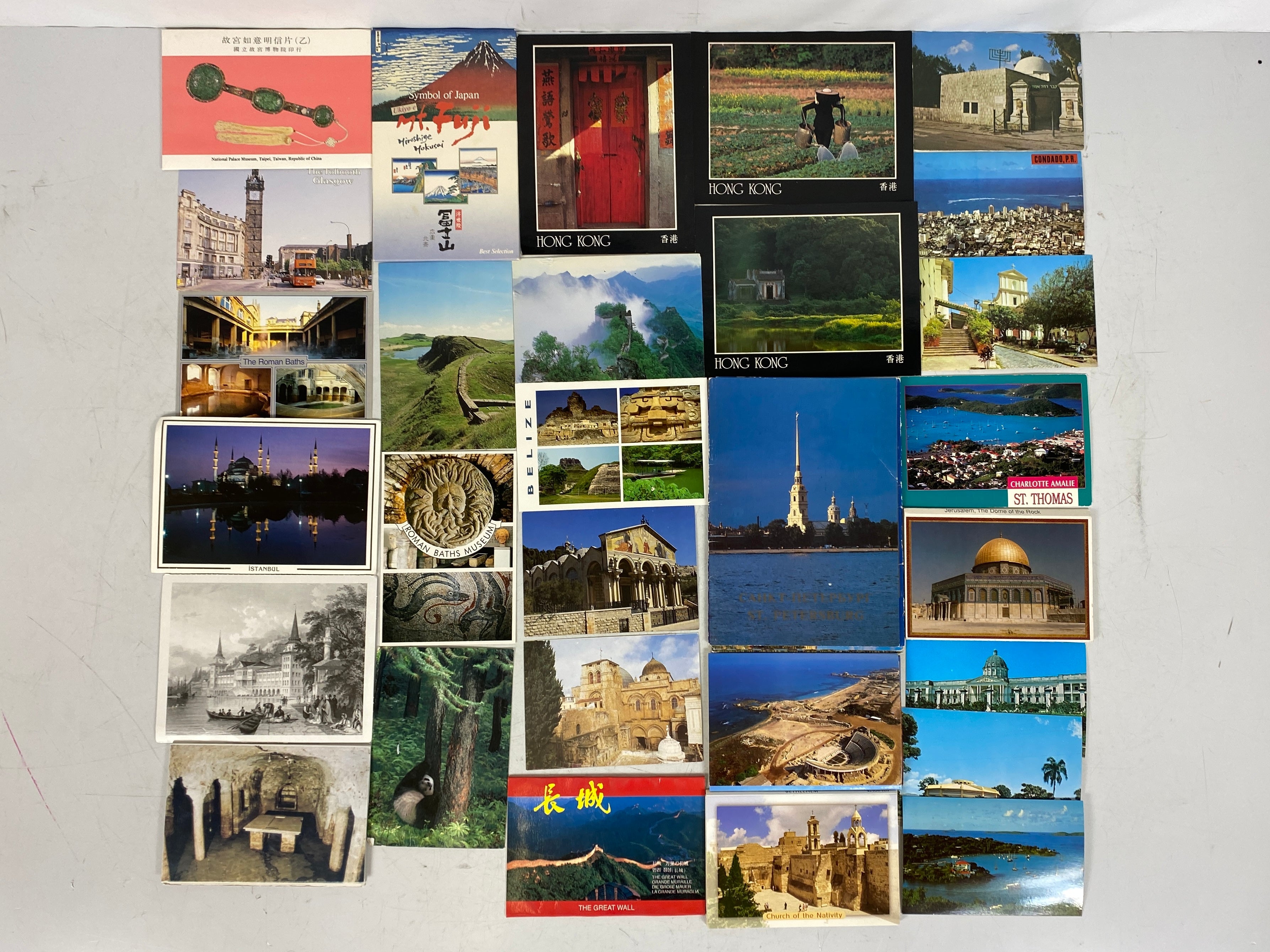 Lot of International Postcards and Travel Ephemera