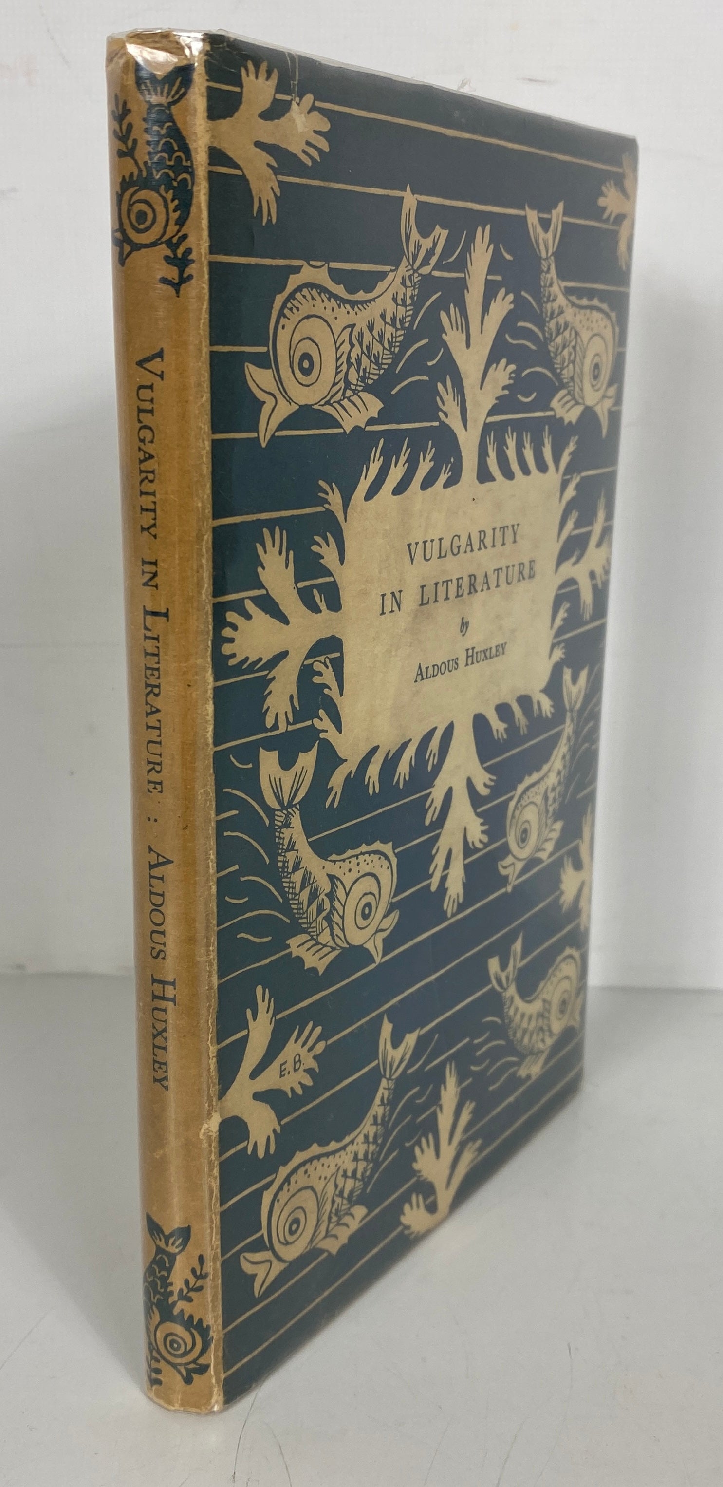 Vulgarity in Literature by Aldous Huxley 1930 HC DJ