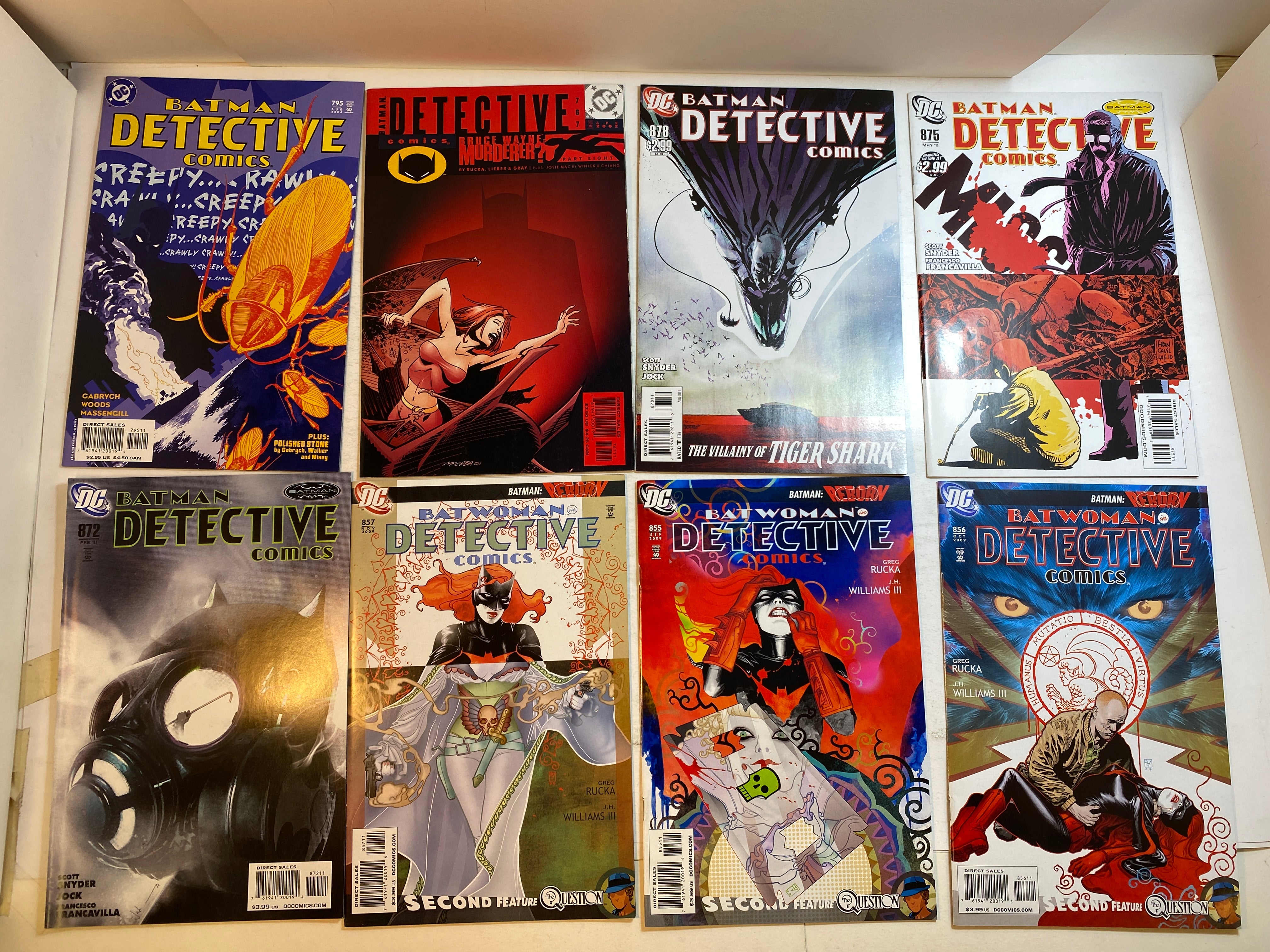 Lot of 8 Batman Detective Comics 2004-2009