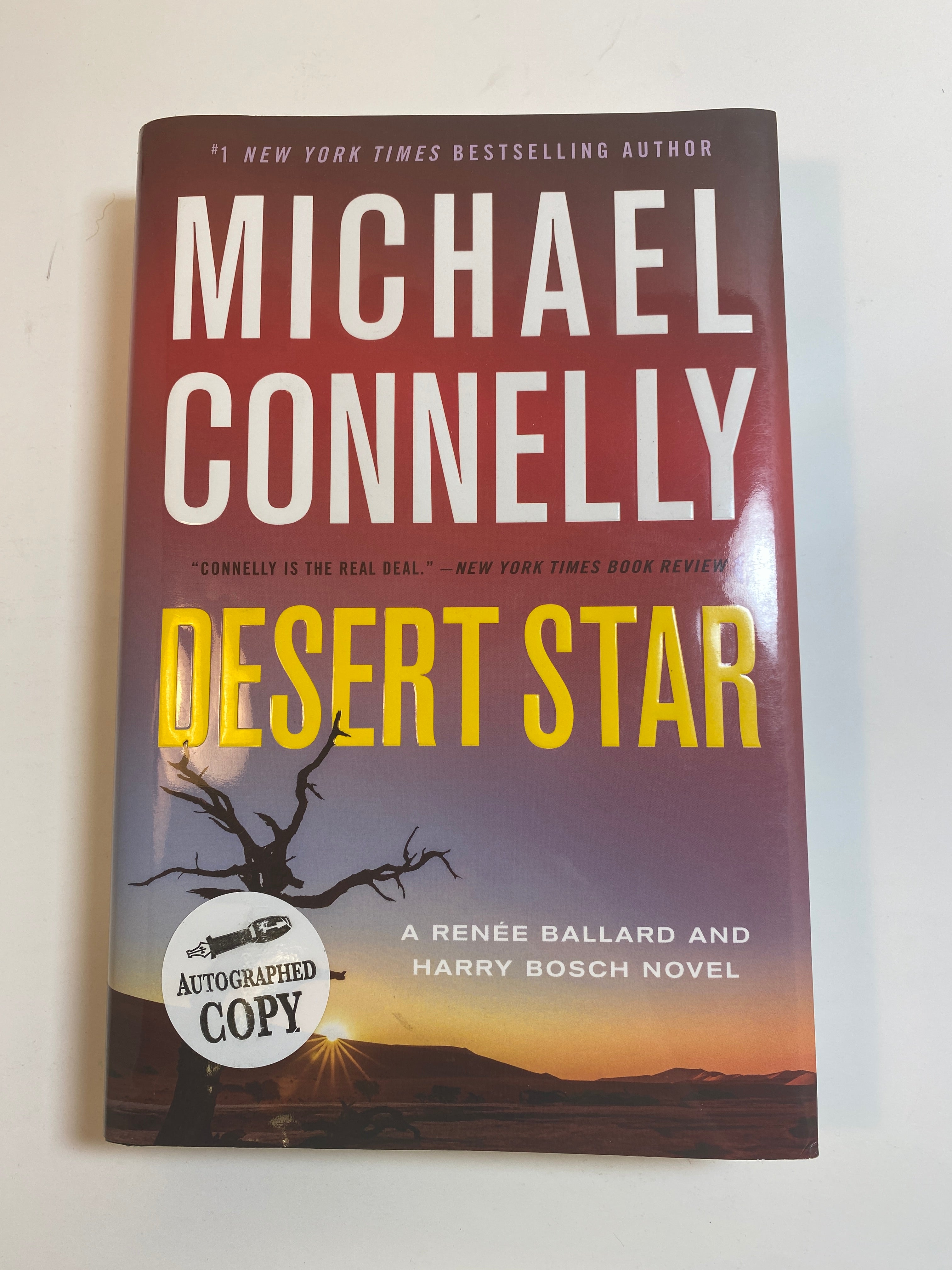 Desert star Michael Connelly 2022 First Edition *signed*