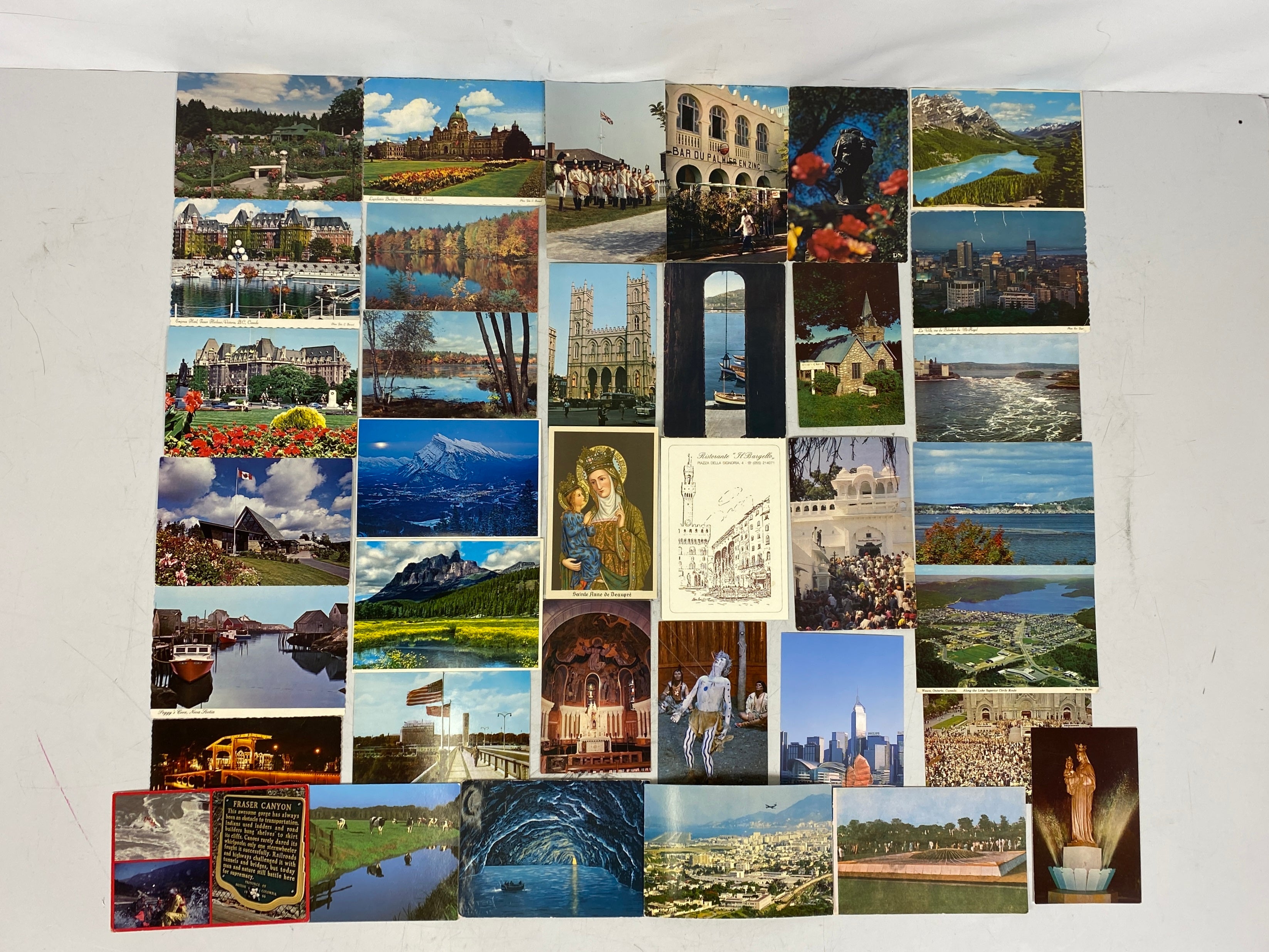 Lot of International Postcards and Travel Ephemera