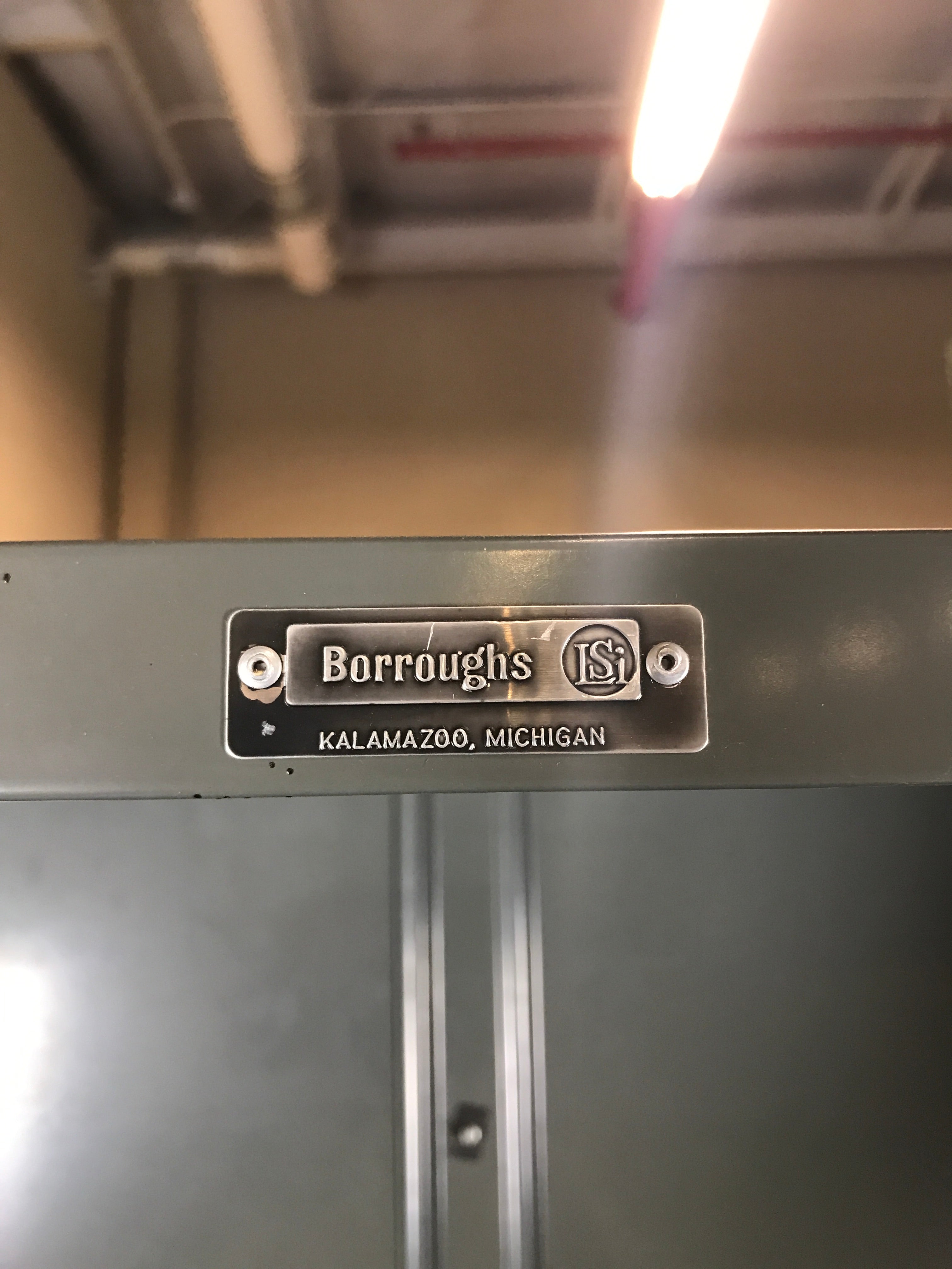 Borroughs Grey Metal Shelving Unit