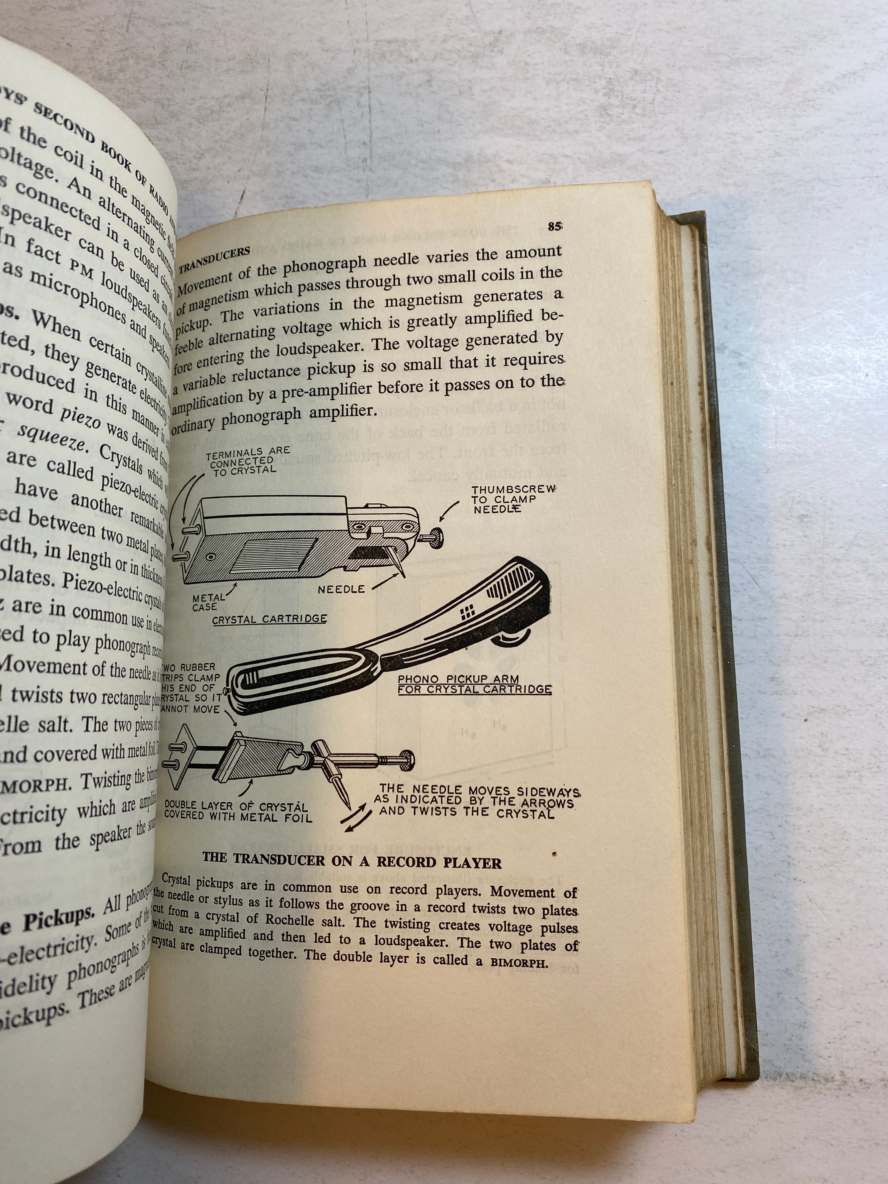 Boys Second Book of Radio and Electronics by Alfred Morgan HC 1957