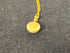 Japanese Kiyomizu-yaki Floral Pendant Necklace with Gold Chain