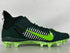 Nike Dark Green Alpha Menace Pro 2 Mid SMU P Football Cleats Men's Size 15 *Used*
