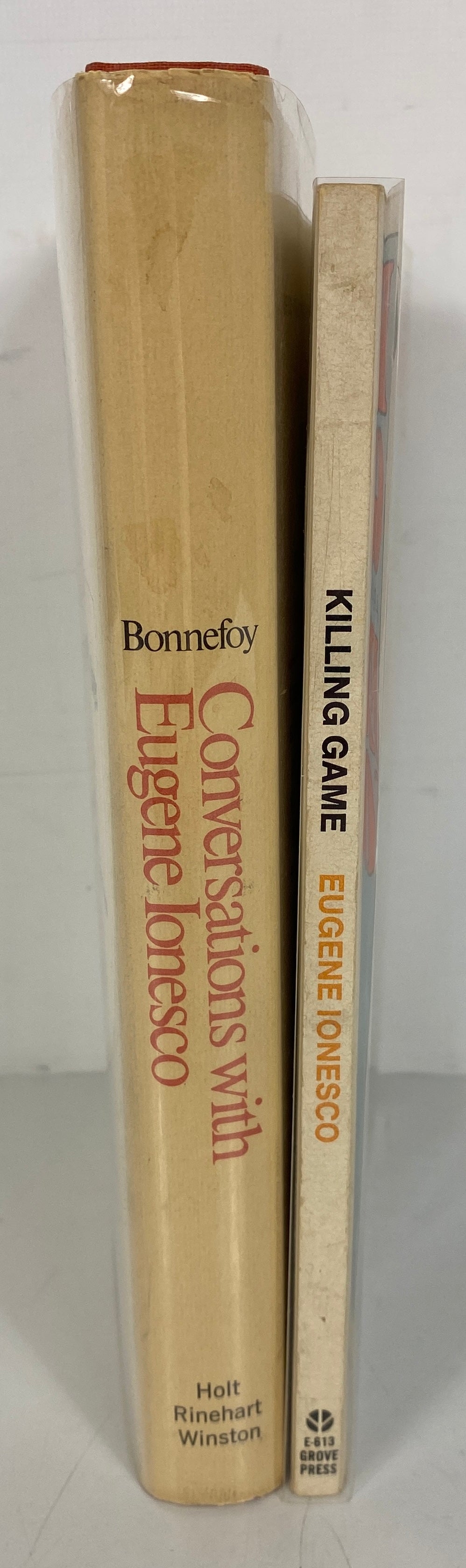 Eugene Ionesco Conversations and Killing Game Signed/Inscribed