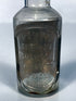 Antique Hoyt's German Cologne Embossed Glass Bottle with Paper Label