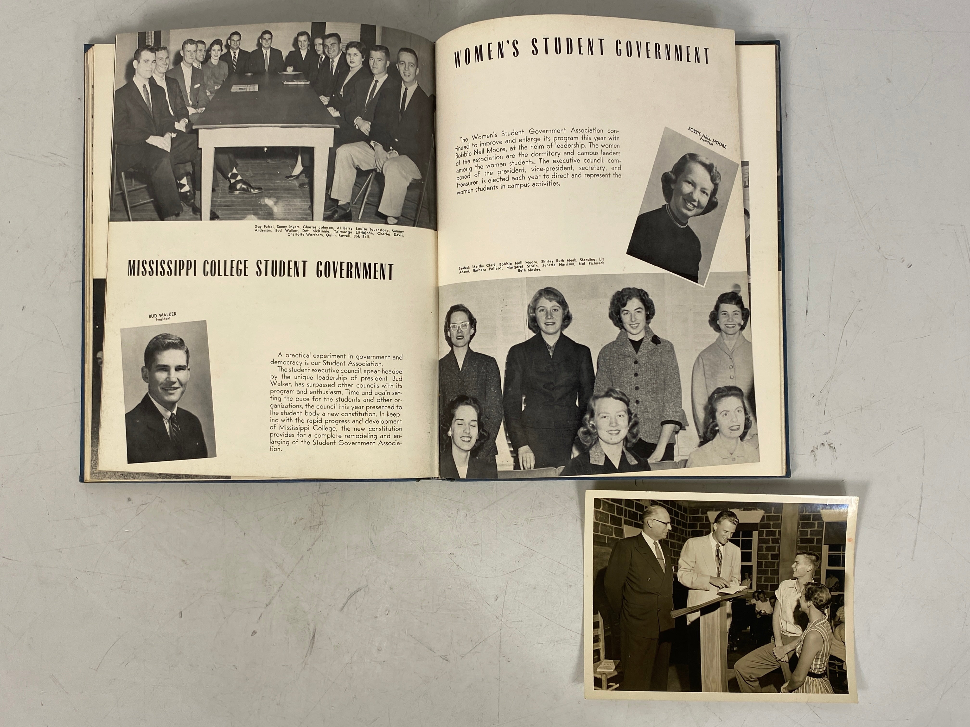 1956 Mississippi College Yearbook Clinton Mississippi HC