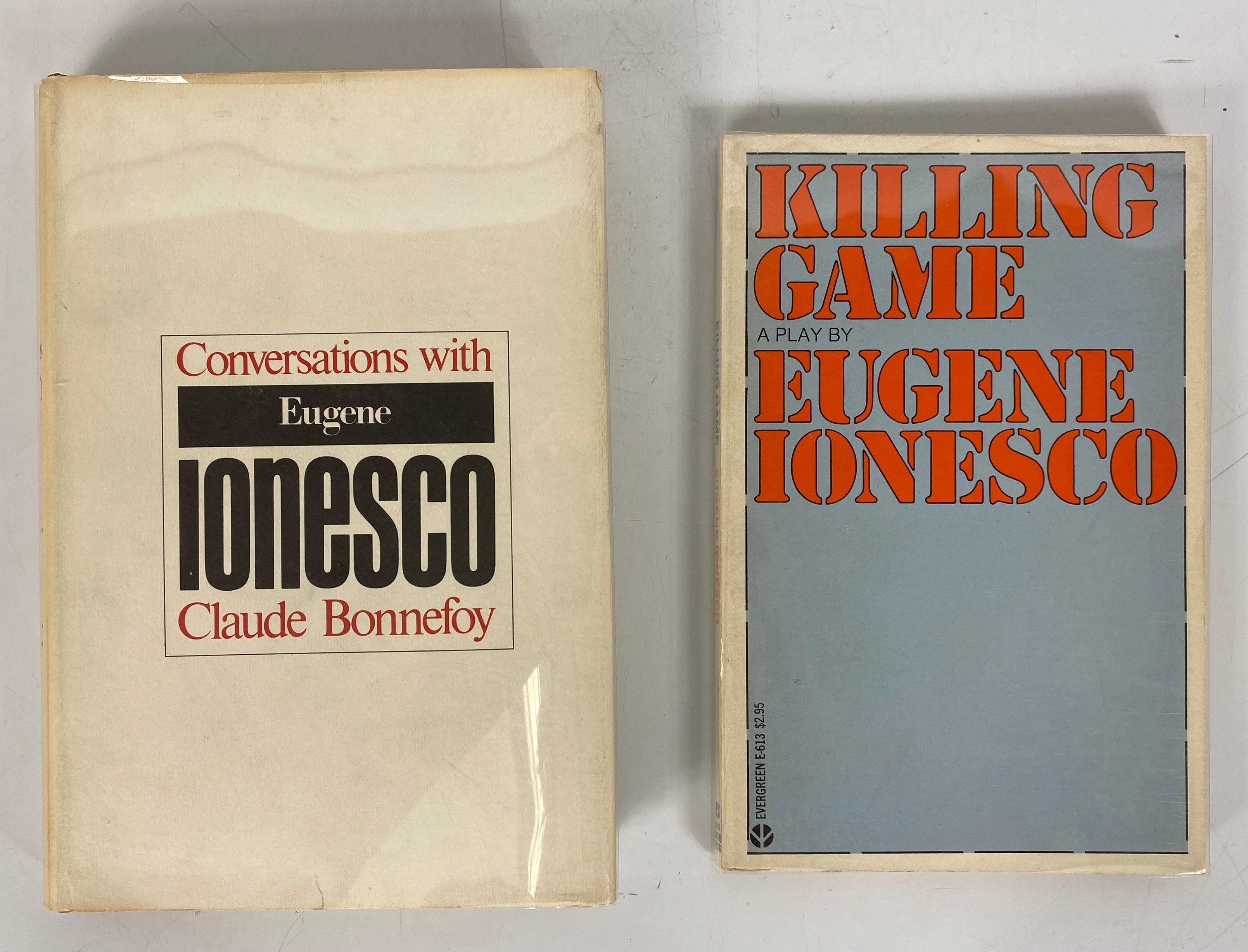 Eugene Ionesco Conversations and Killing Game Signed/Inscribed