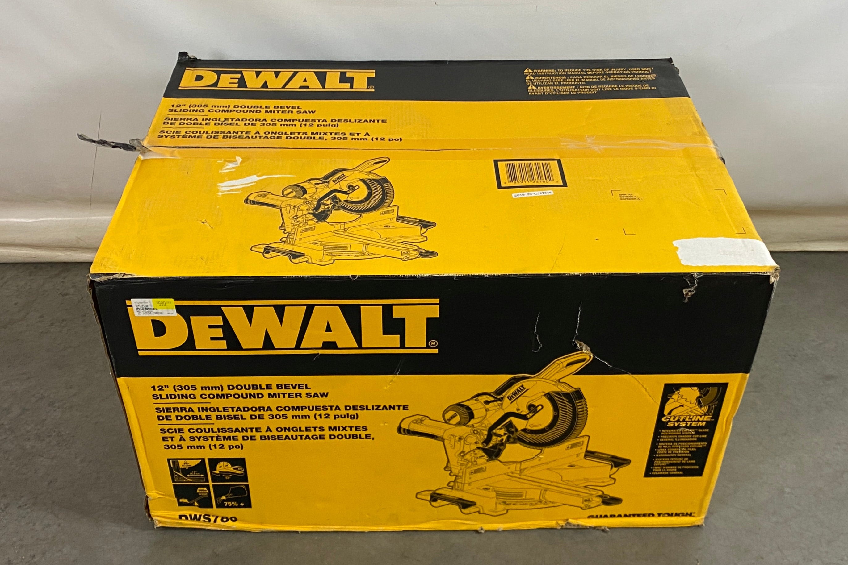 Dewalt Double Bevel Sliding Compound Miter Saw *New*