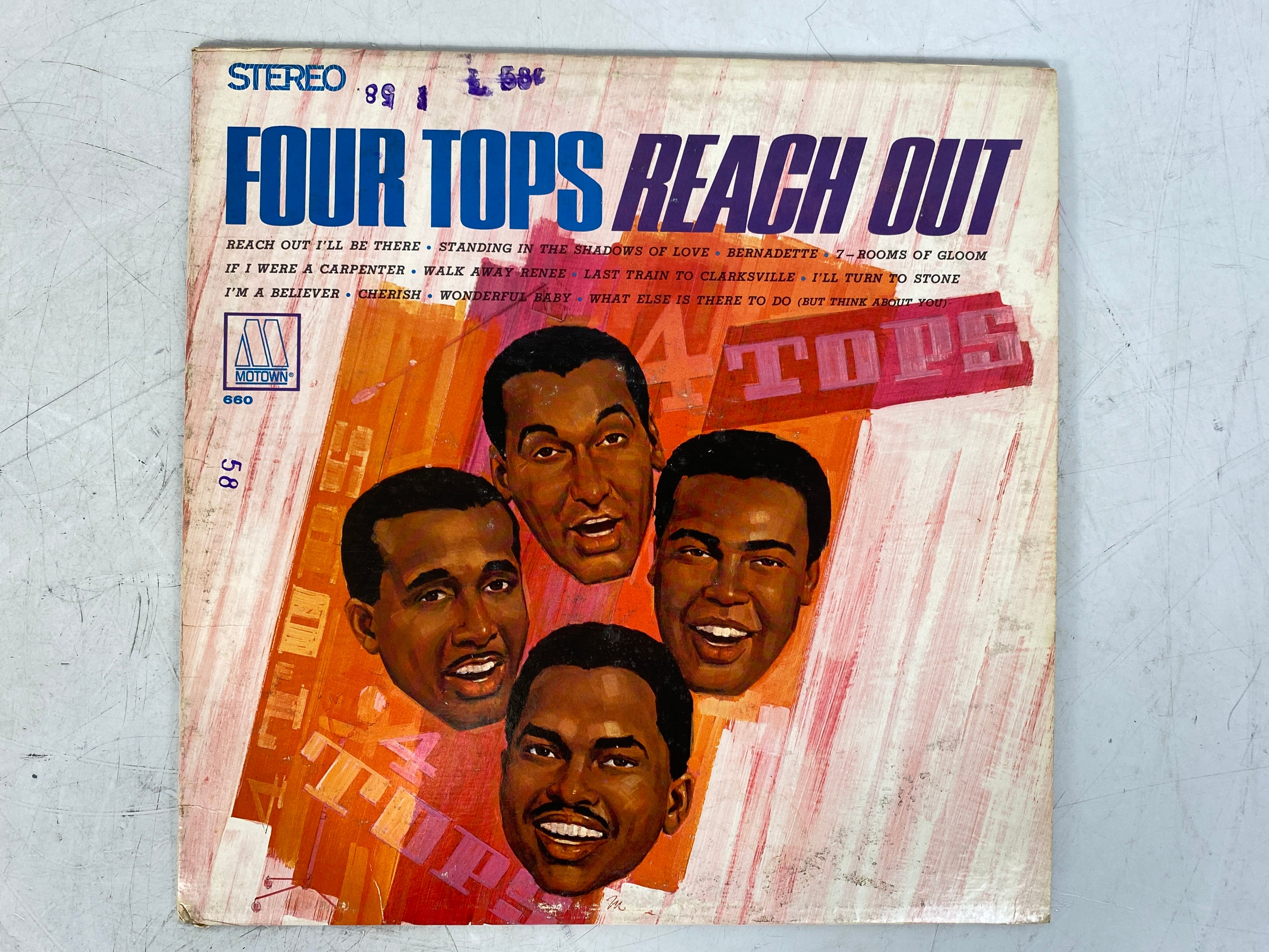 Four Tops Reach Out (1967) Vinyl Record