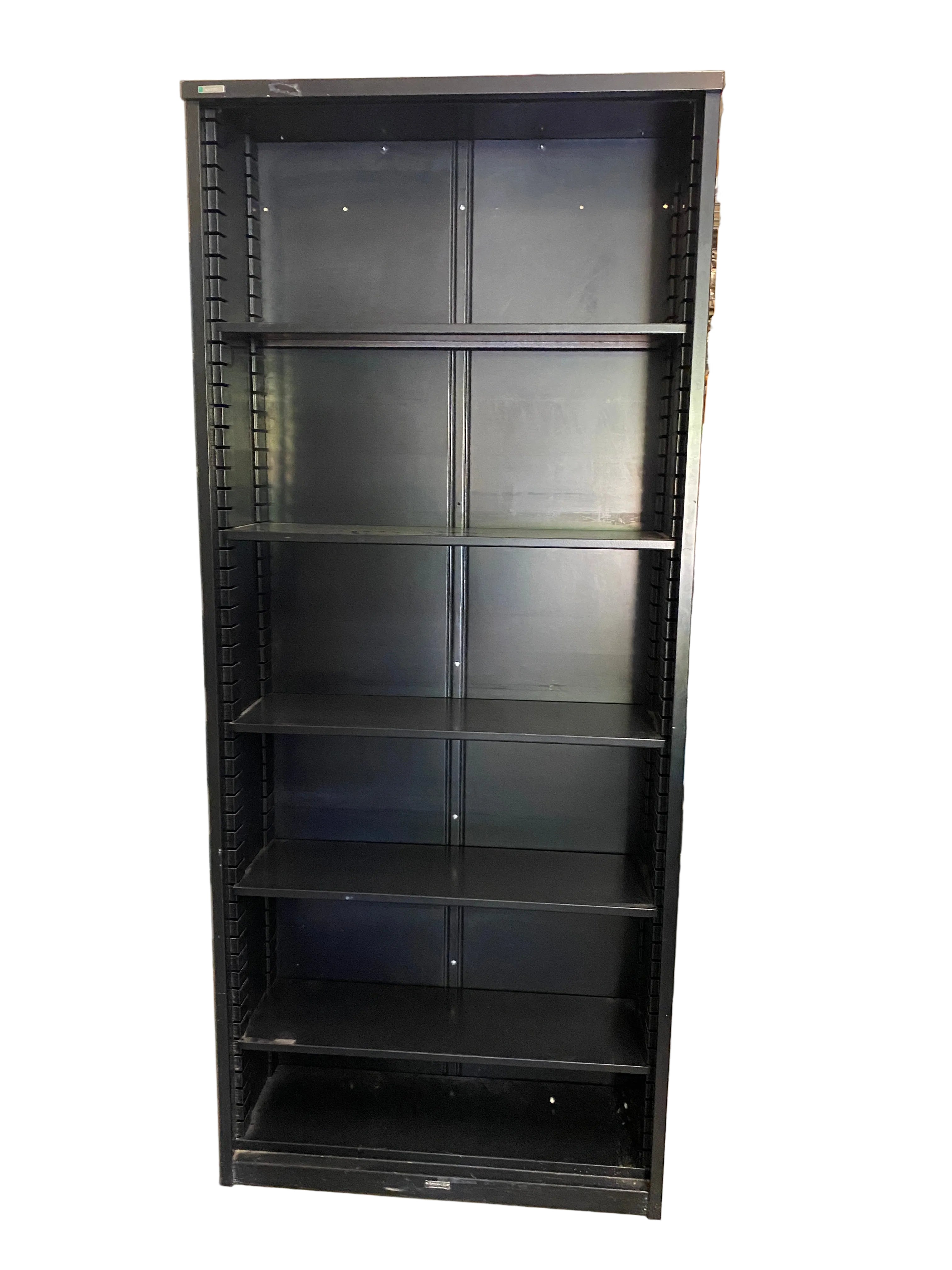 Borroughs Metal Black 6 Tier Adjustable Shelves