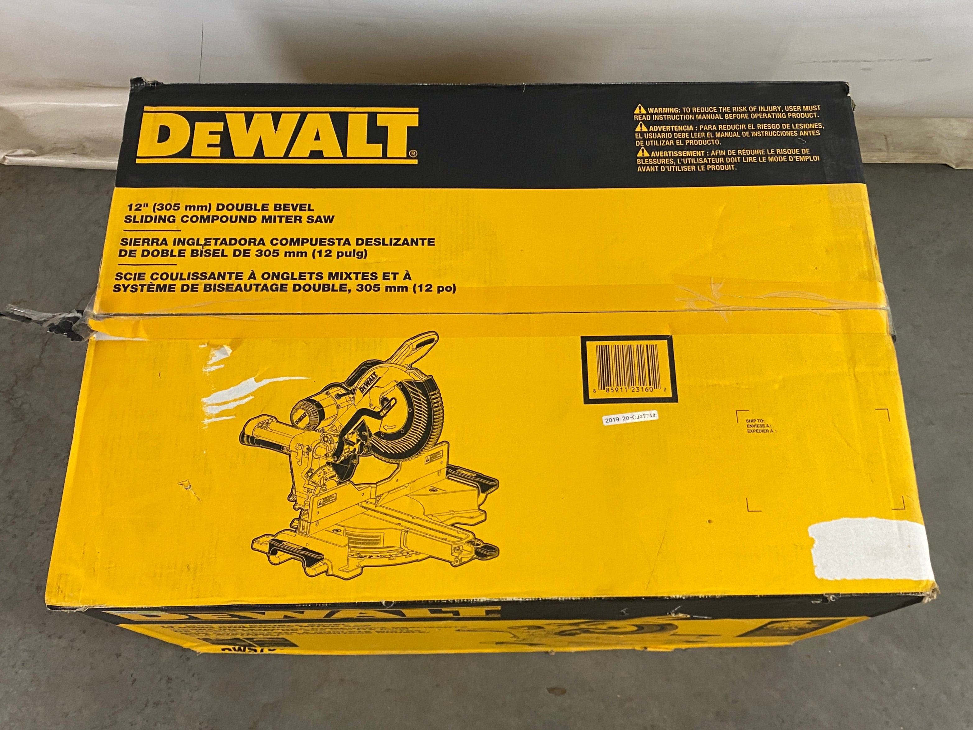 Dewalt Double Bevel Sliding Compound Miter Saw *New*