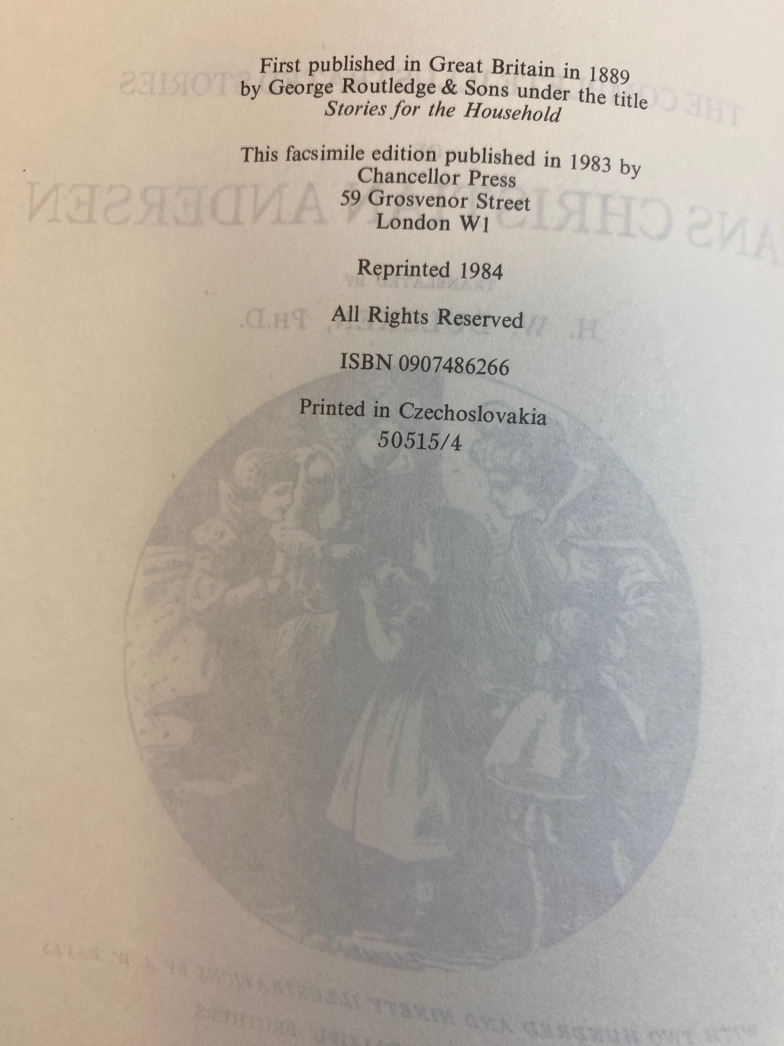 Hans Christian Andersen Complete Illustrated HCDJ 1984