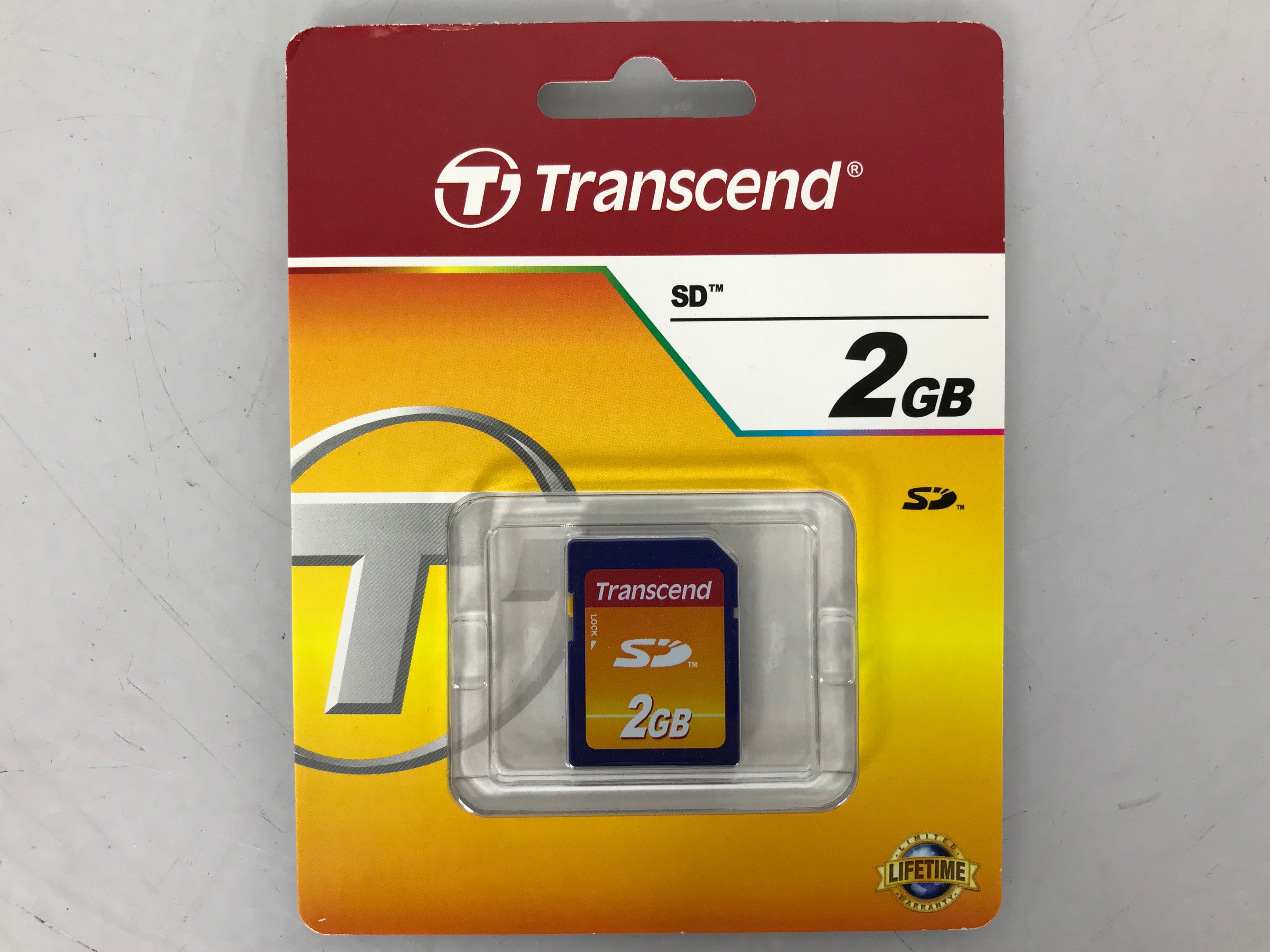 Transcend 2GB SD Flash Memory Card TS2GSDC