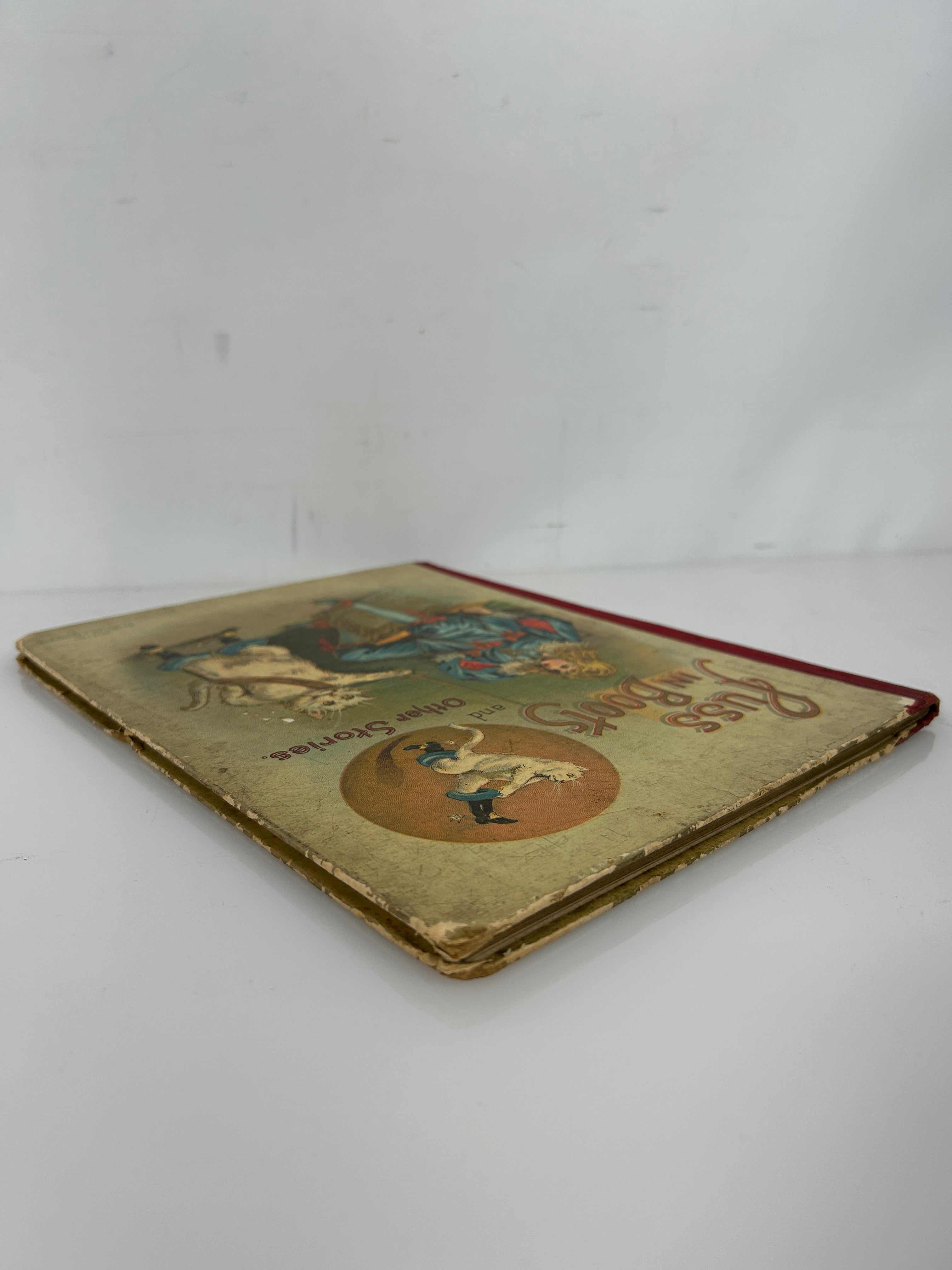 Puss In Boots Victorian Children's Fairy Tales De Wolf & Fiske 1891 1st Ed HC