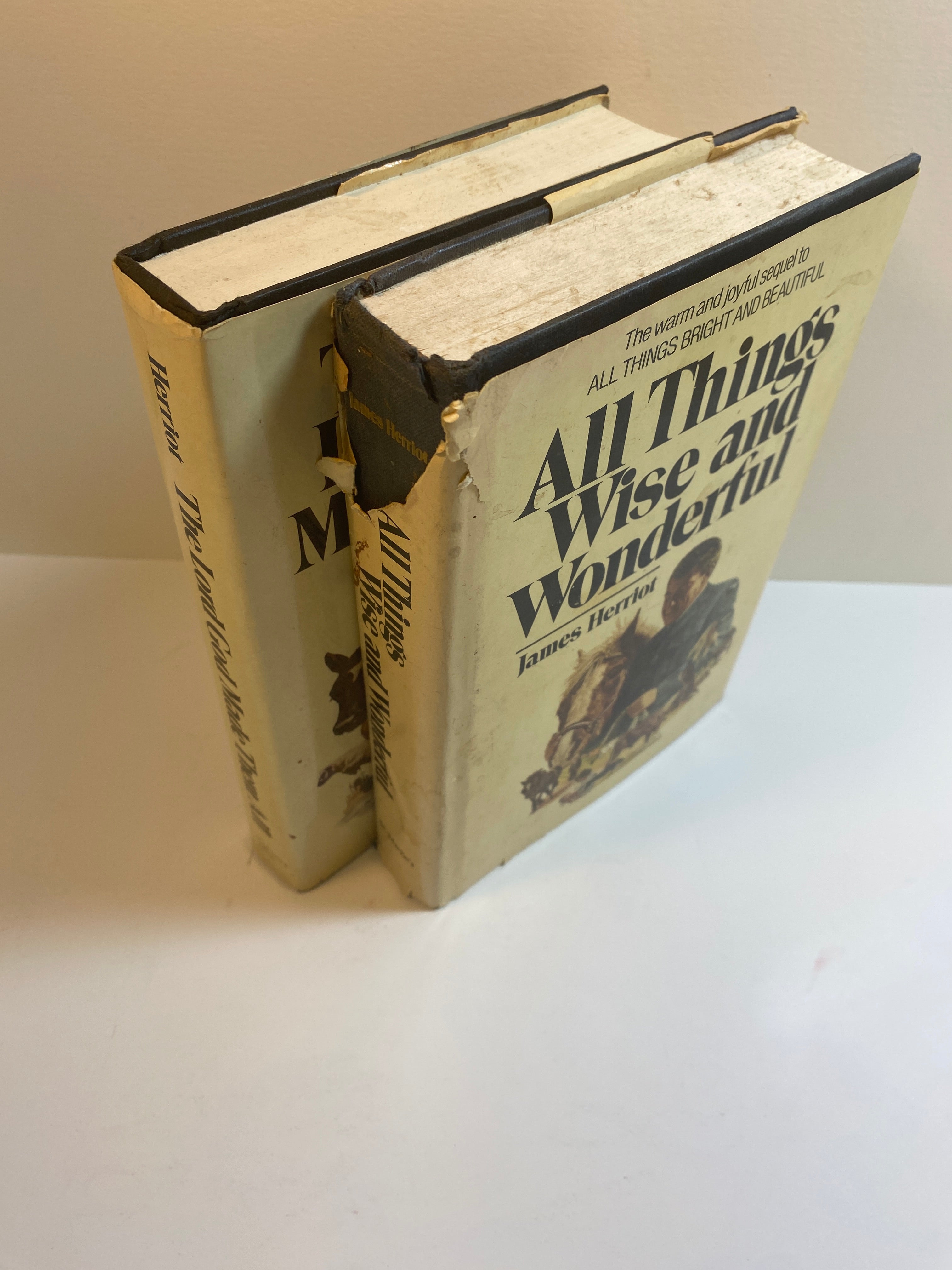 Lot of 2 James Herriot HCDJ Wise and Wonderful Lord God Made Them