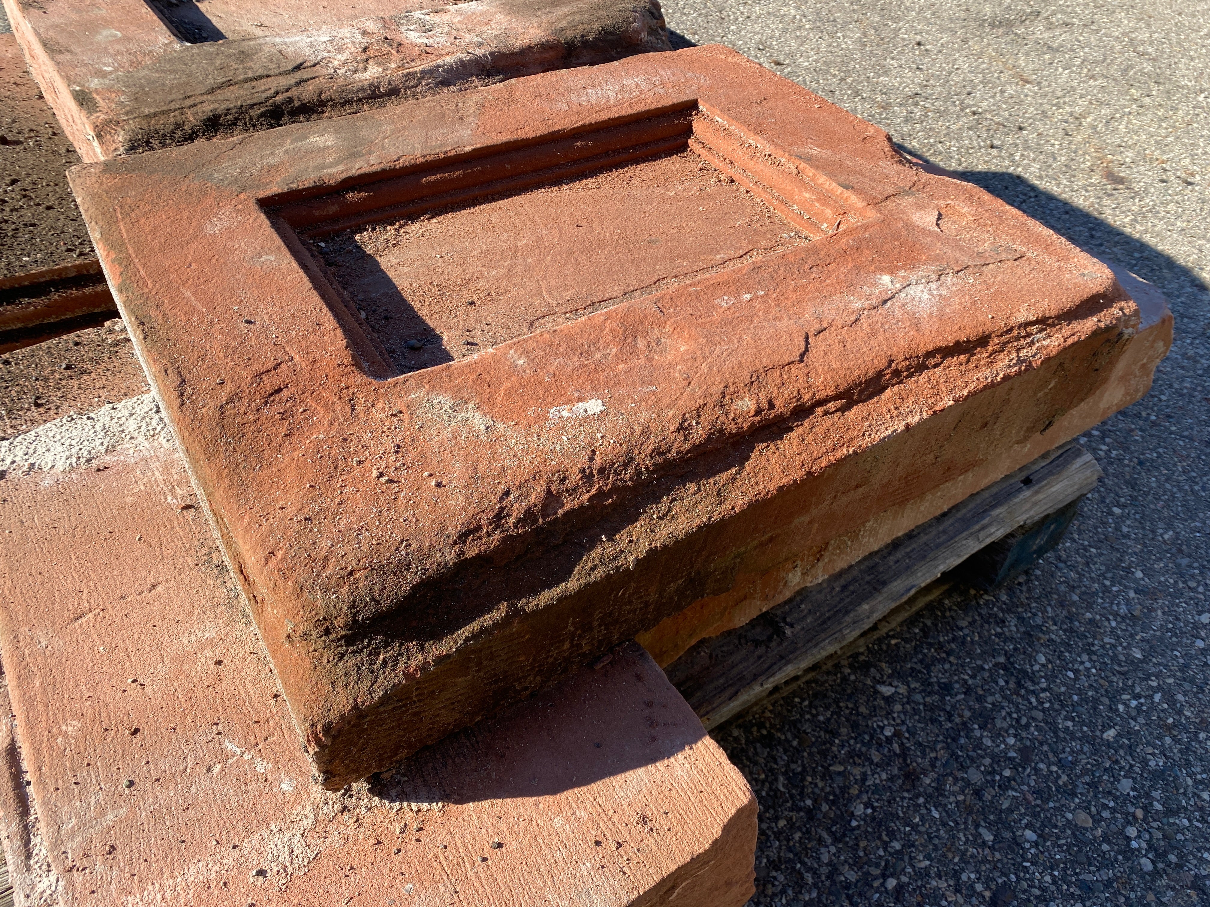 Reclaimed Red Sandstone Block #11