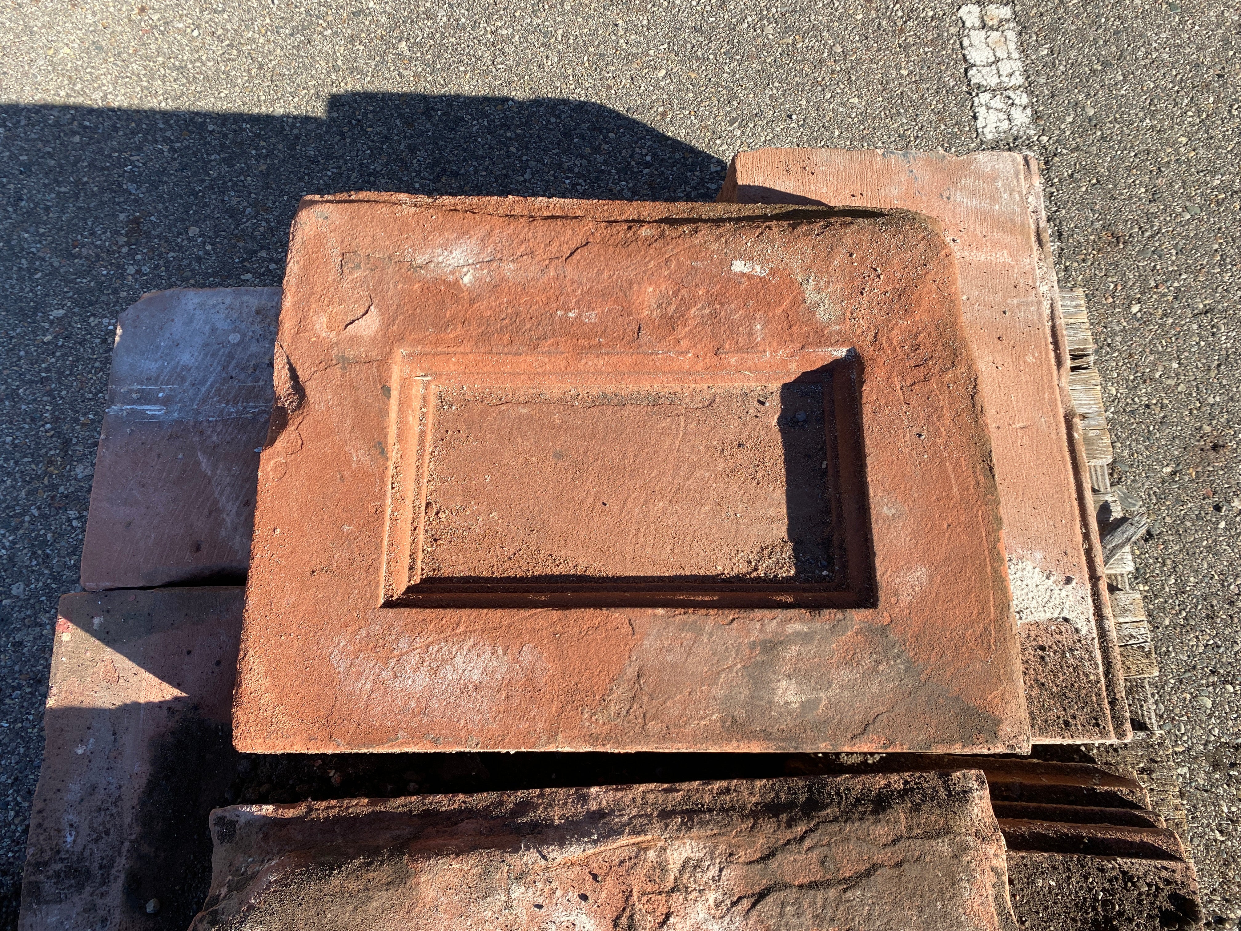 Reclaimed Red Sandstone Block #11