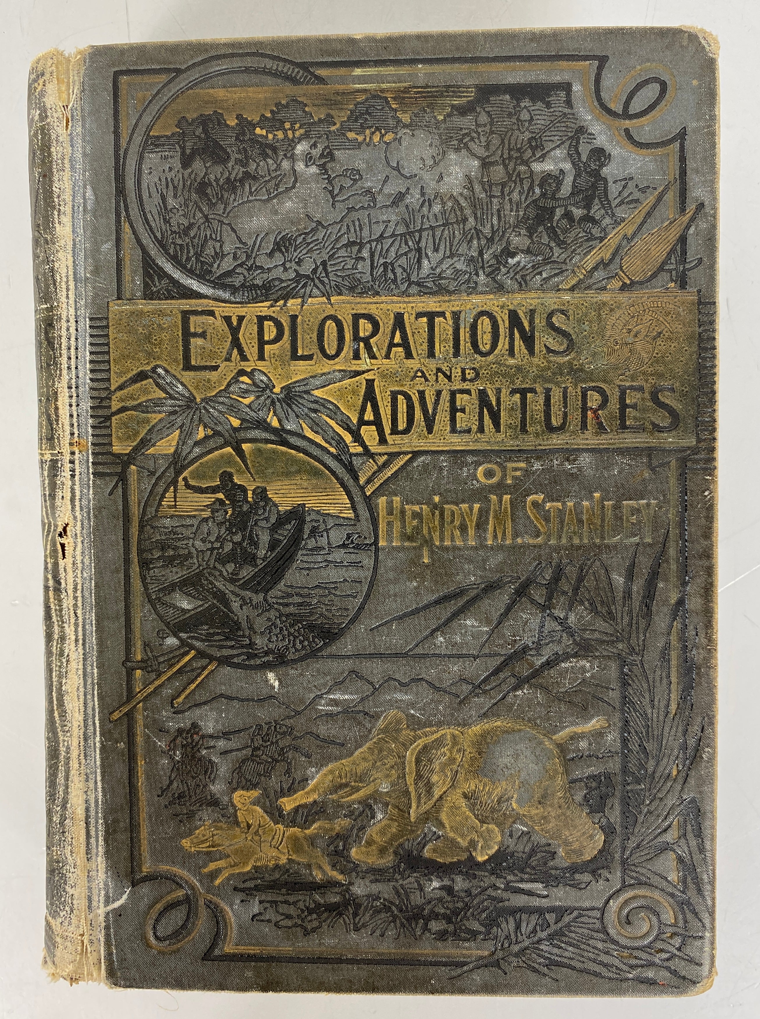 Explorations and Adventures of Henry M. Stanley 1889 Rough Condition but Complete