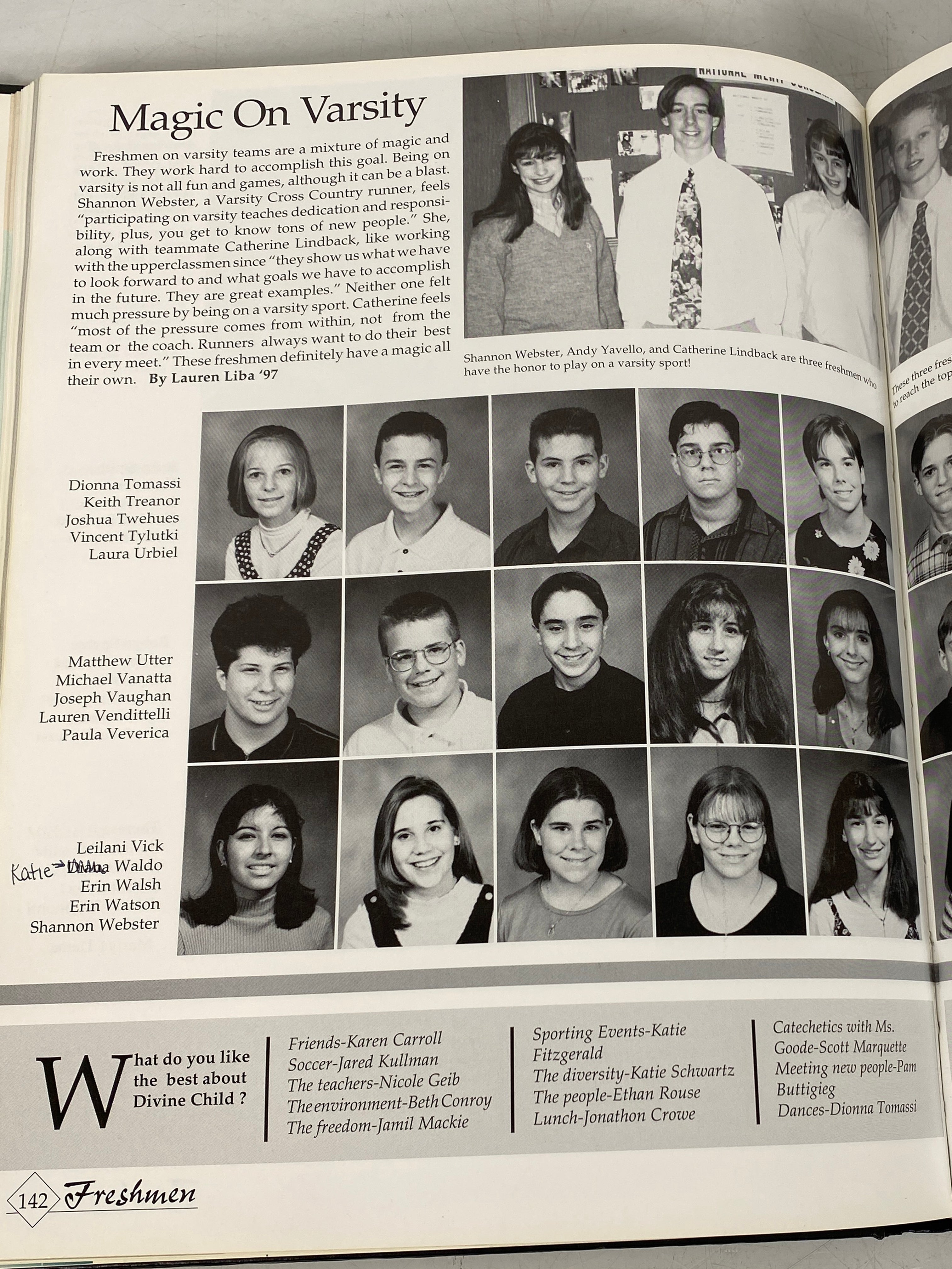 1997 Divine Child High School Yearbook Dearborn Michigan HC