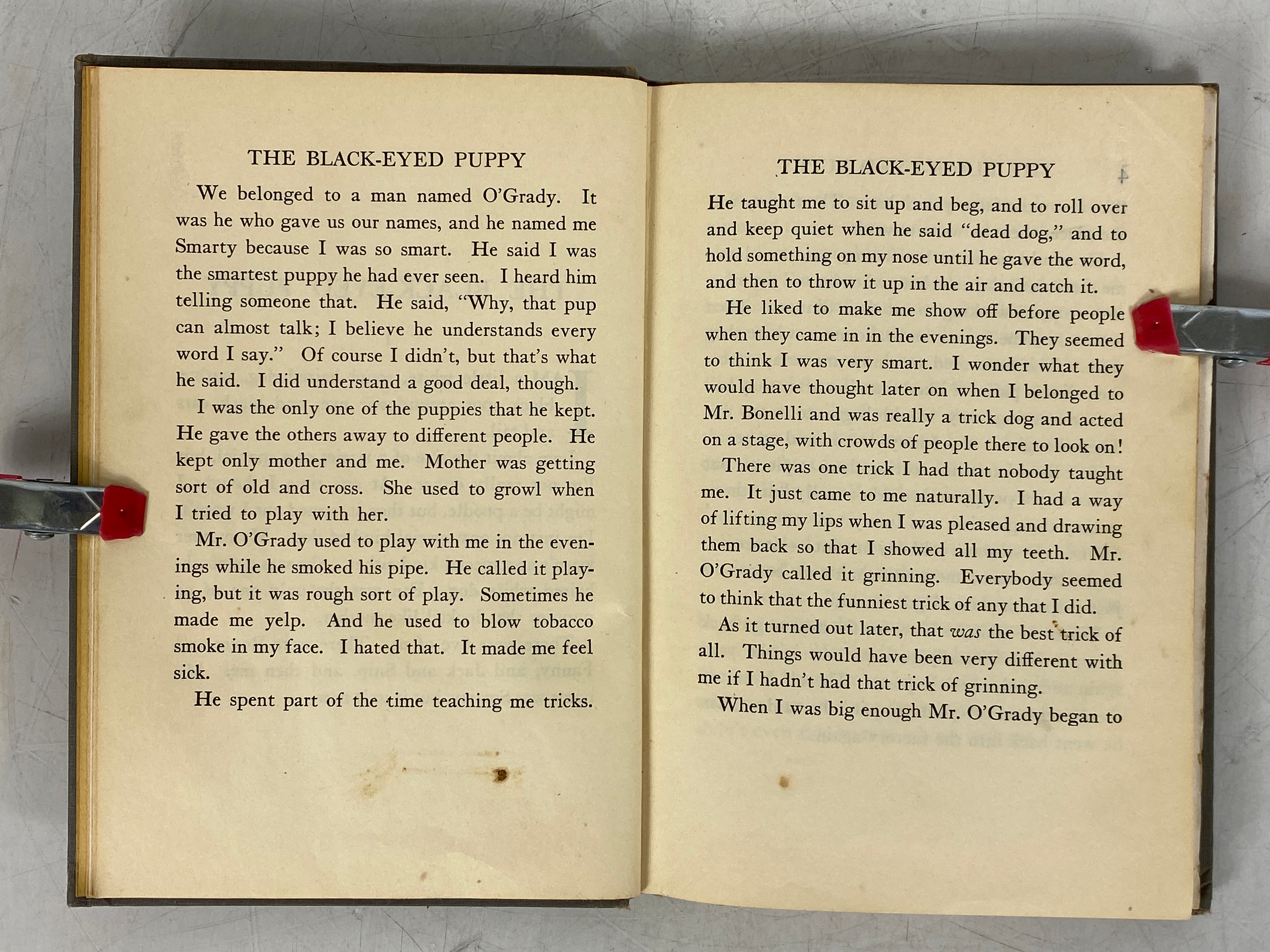 The Black-Eyed Puppy by Katharine Pyle 1923 Antique HC